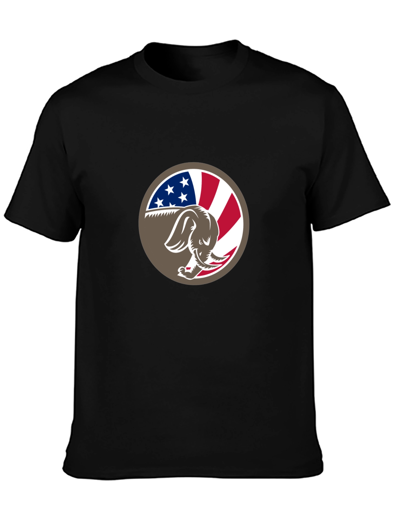 Republican Elephant USA Flag T-Shirt