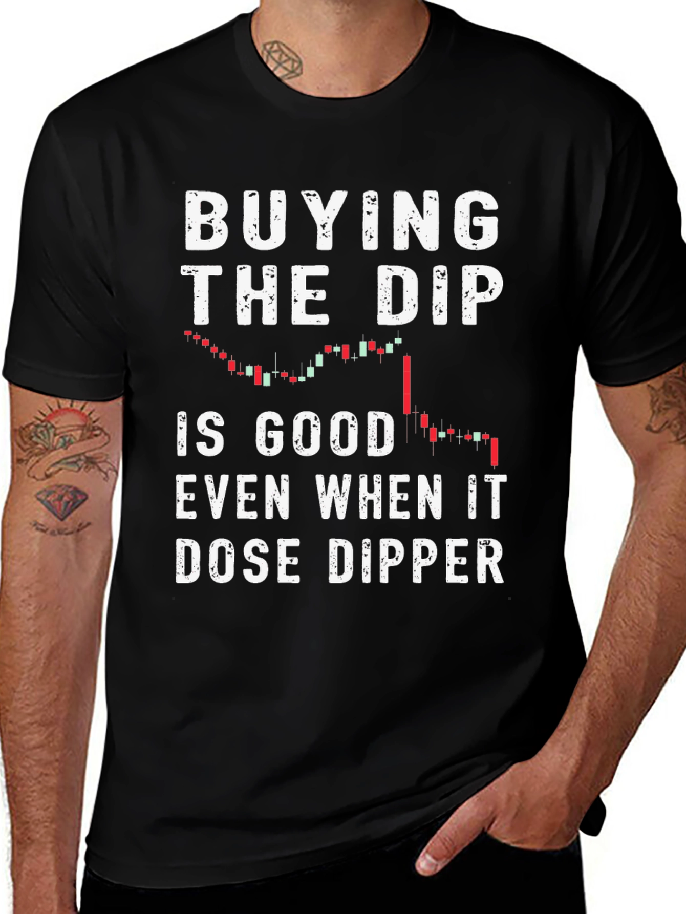 Buying the Dip Black T-Shirt