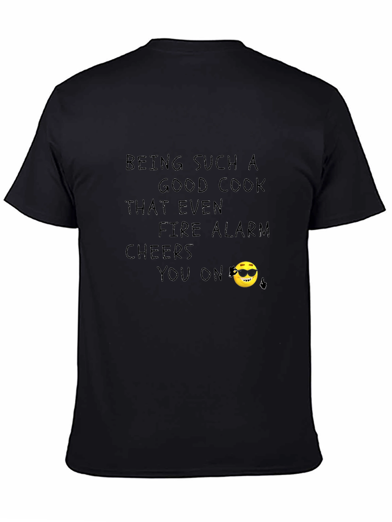 Cool Cook T-Shirt - Fire Alarm Cheers You On!