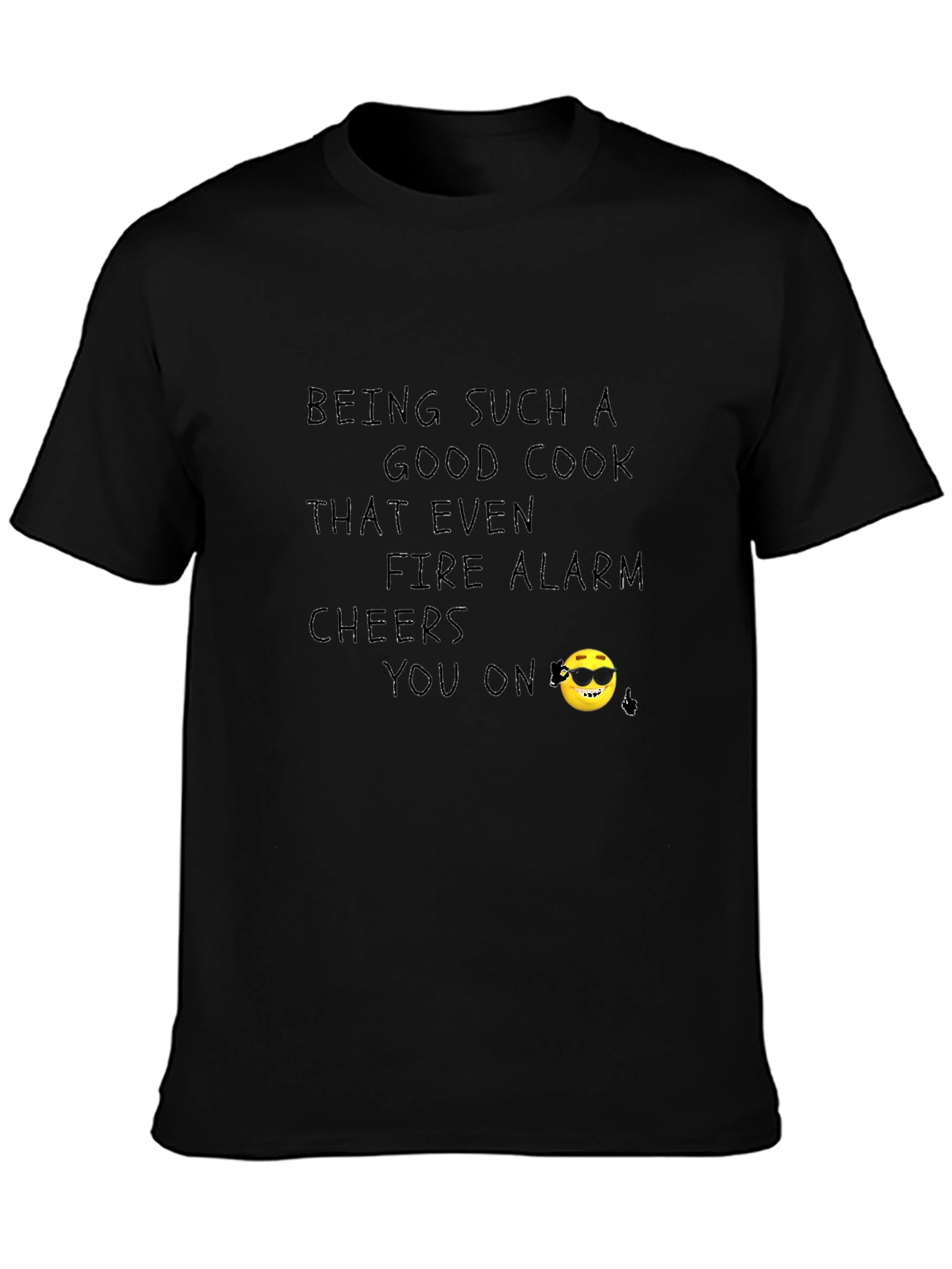 Cool Cook T-Shirt - Fire Alarm Cheers You On!