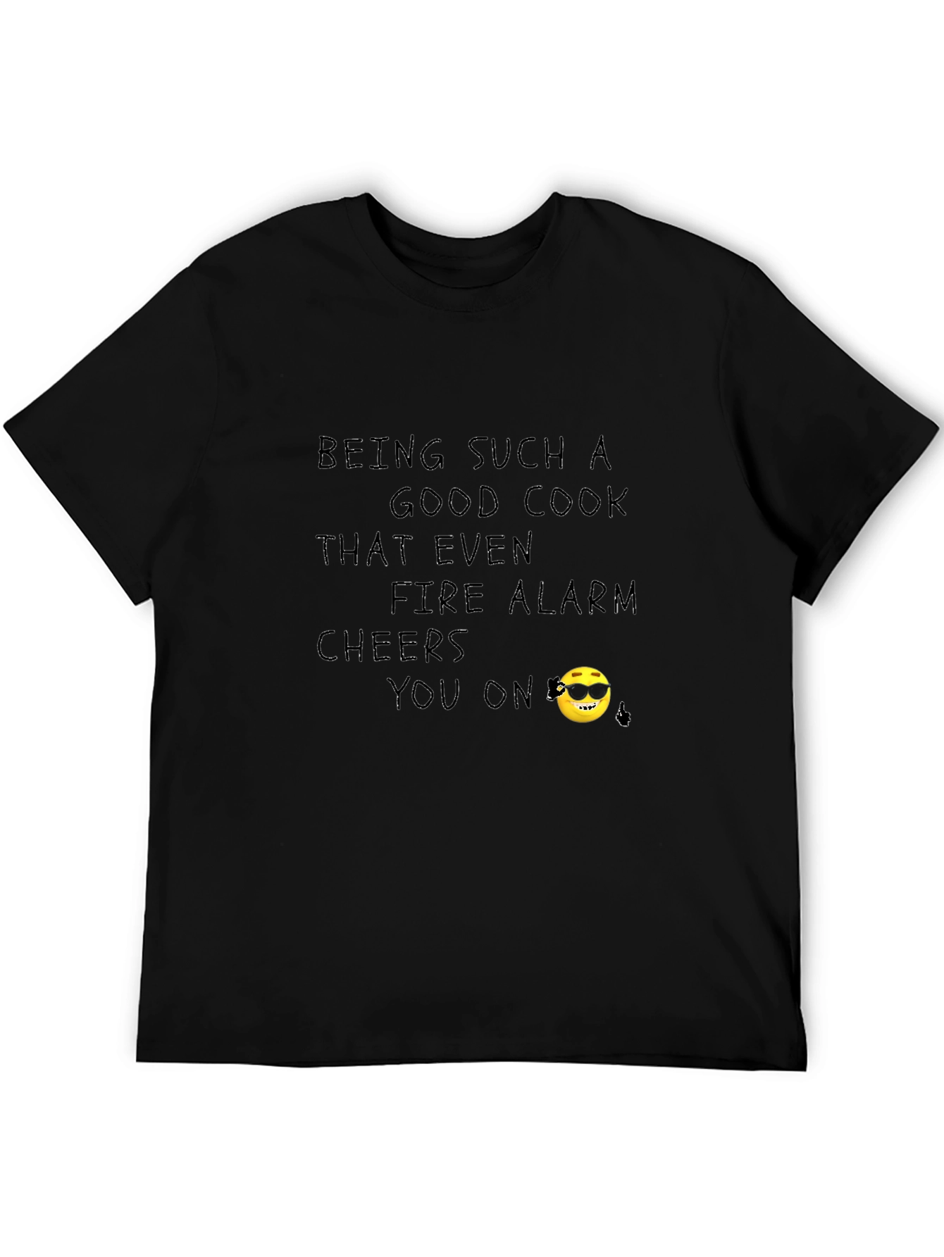 Cool Cook T-Shirt - Fire Alarm Cheers You On!