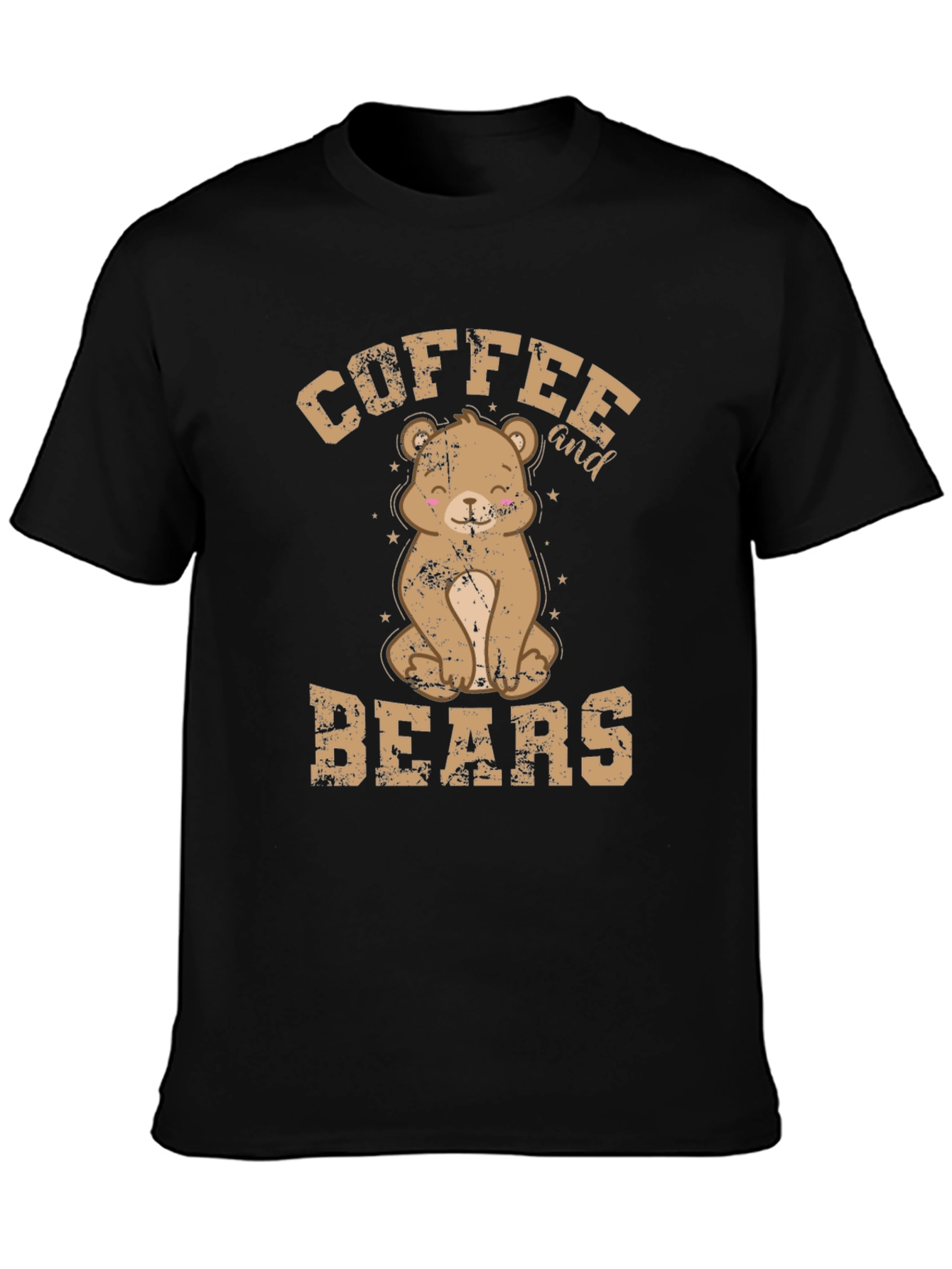 Coffee and Bears Graphic T-Shirt