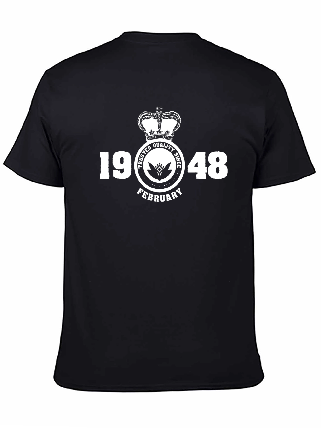 1948 February Black T-Shirt