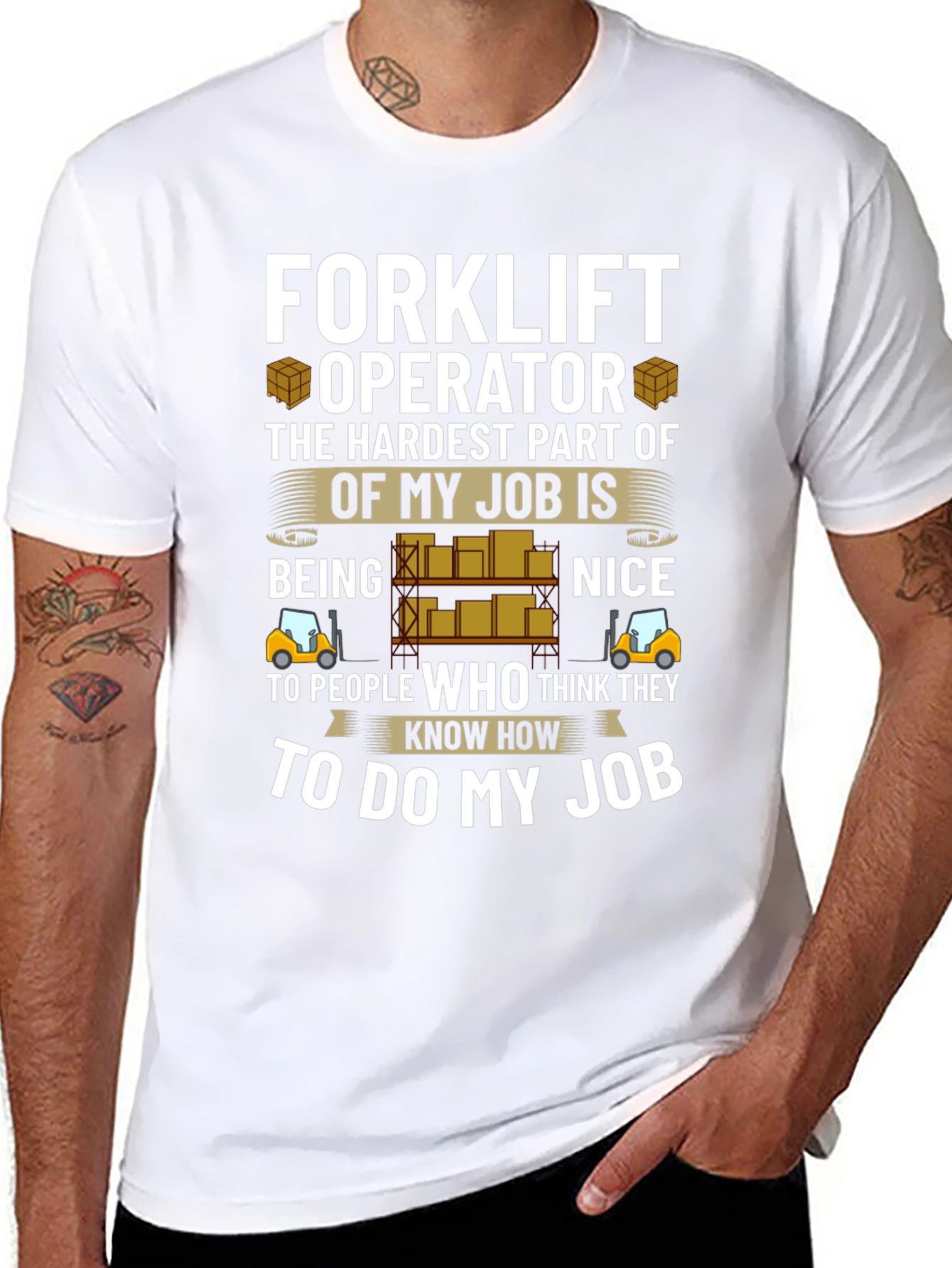 Forklift Operator Job T-Shirt