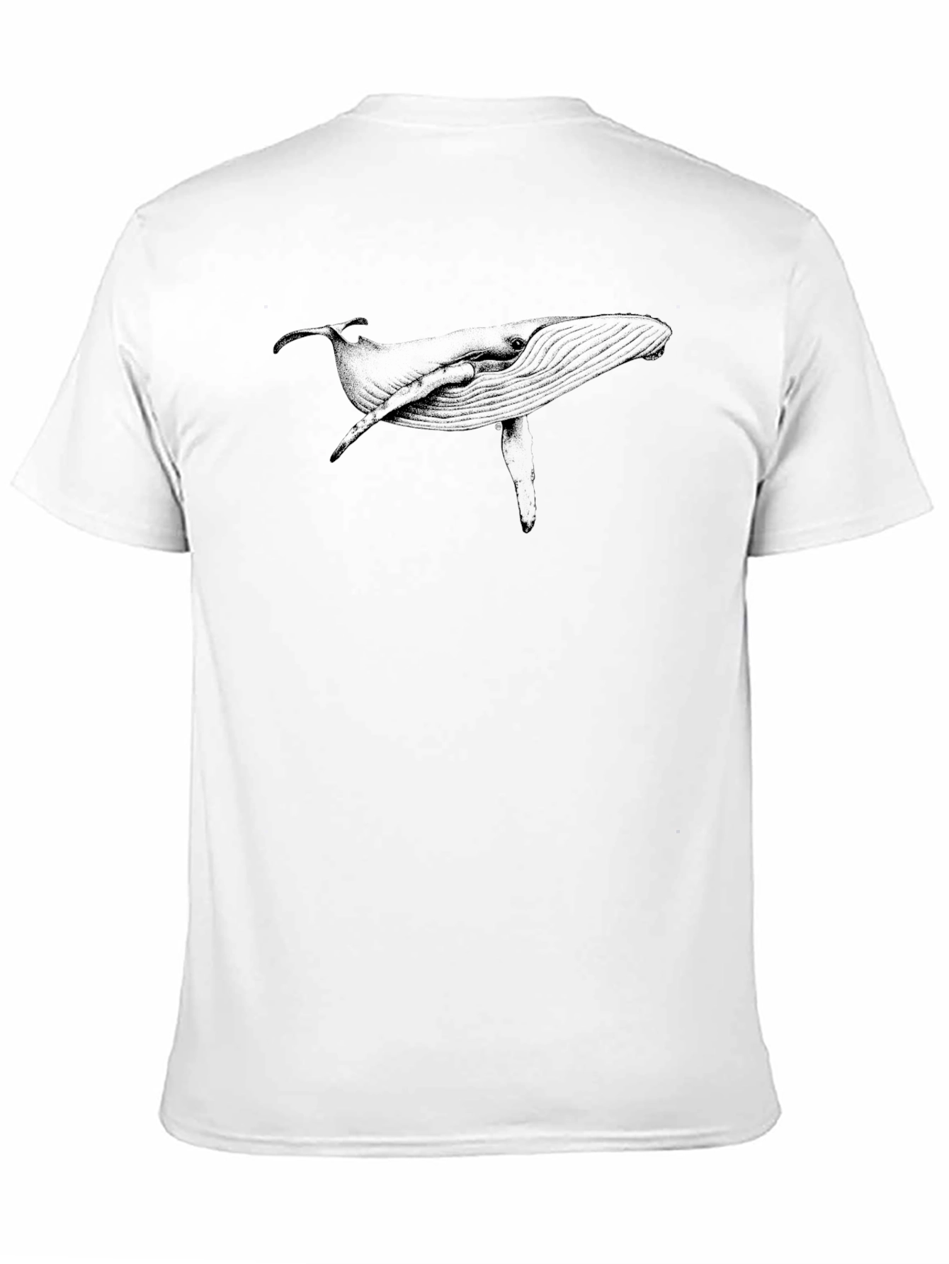 Whale Graphic Tee - Modern Black Shirt