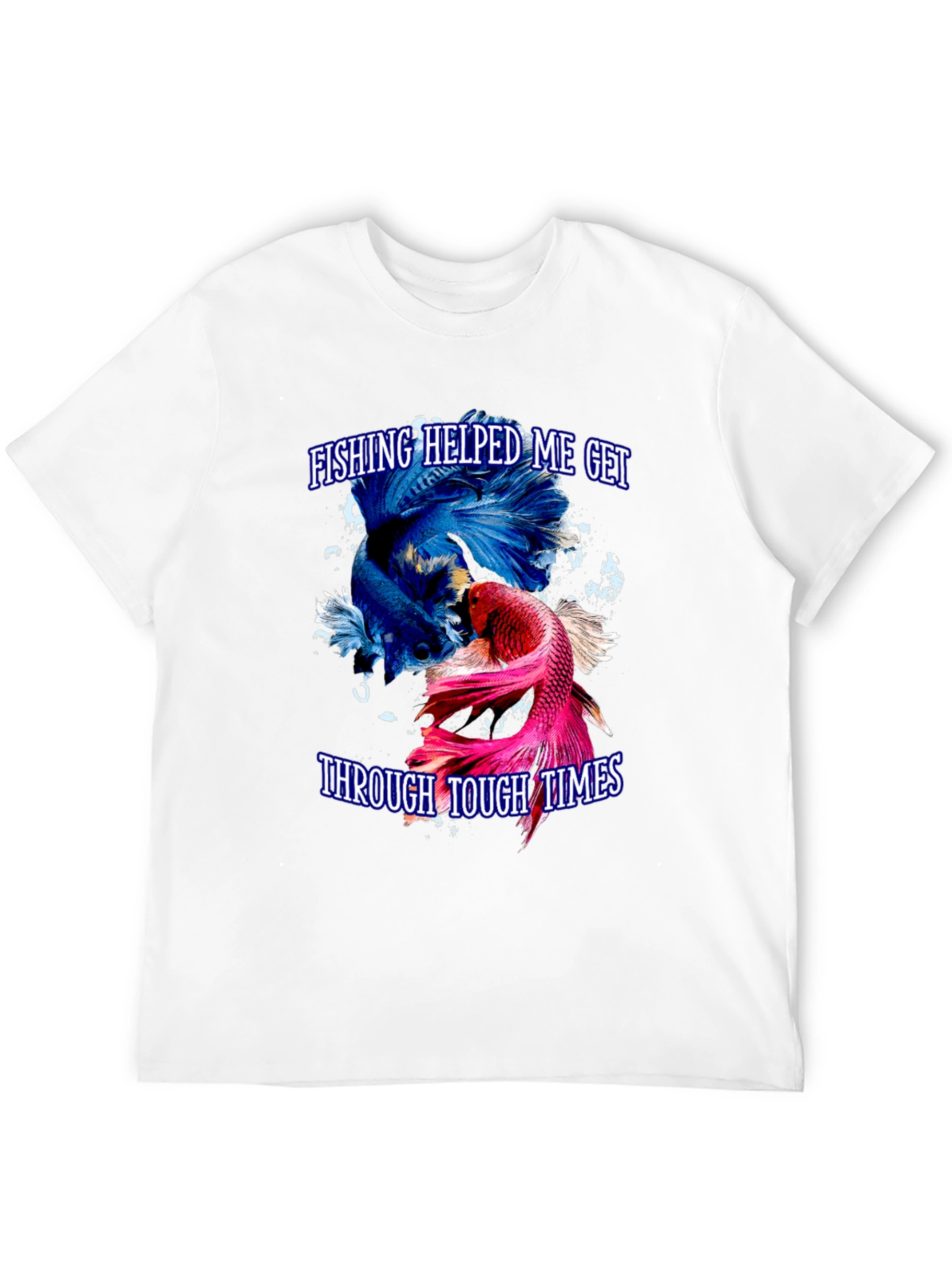 Fishing Helps Me T-Shirt