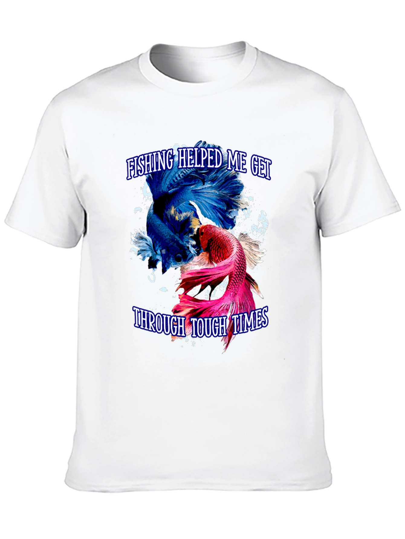 Fishing Helps Me T-Shirt