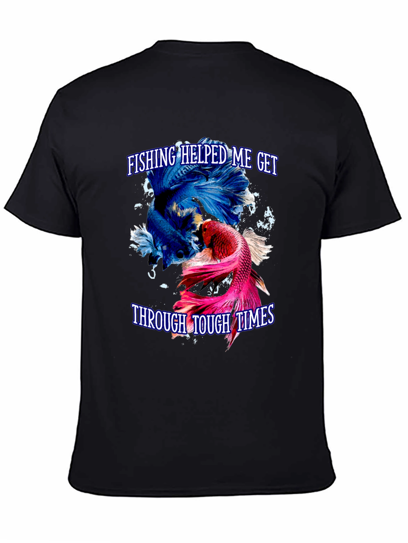 Fishing Helps Me T-Shirt