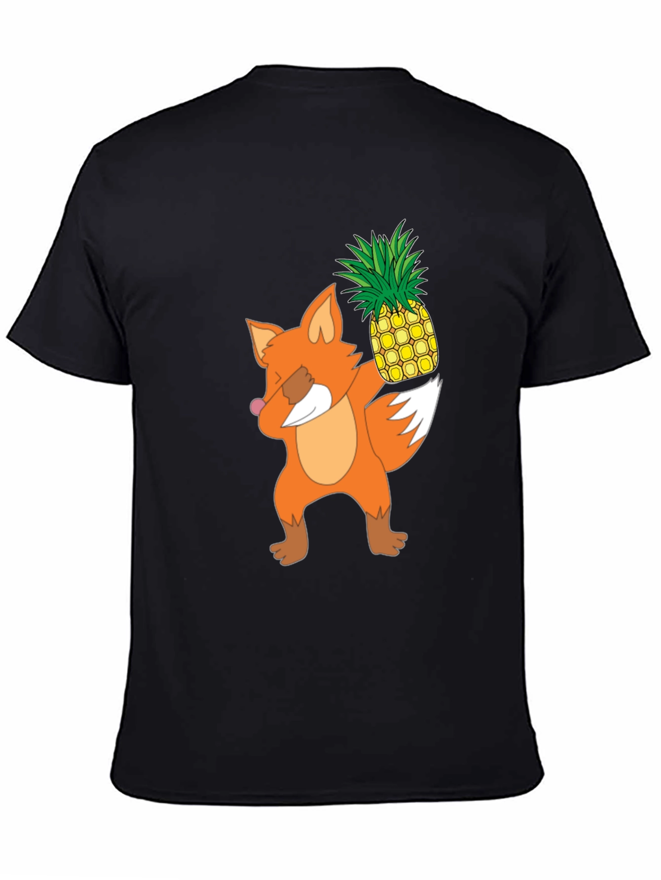 Fox Pineapple Dabbing Graphic Tee