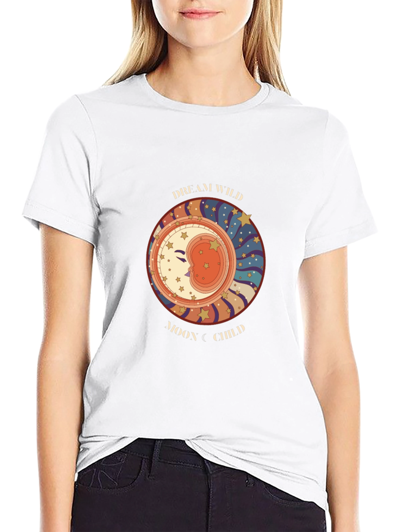 Dream Wild Moon Child Graphic Tee