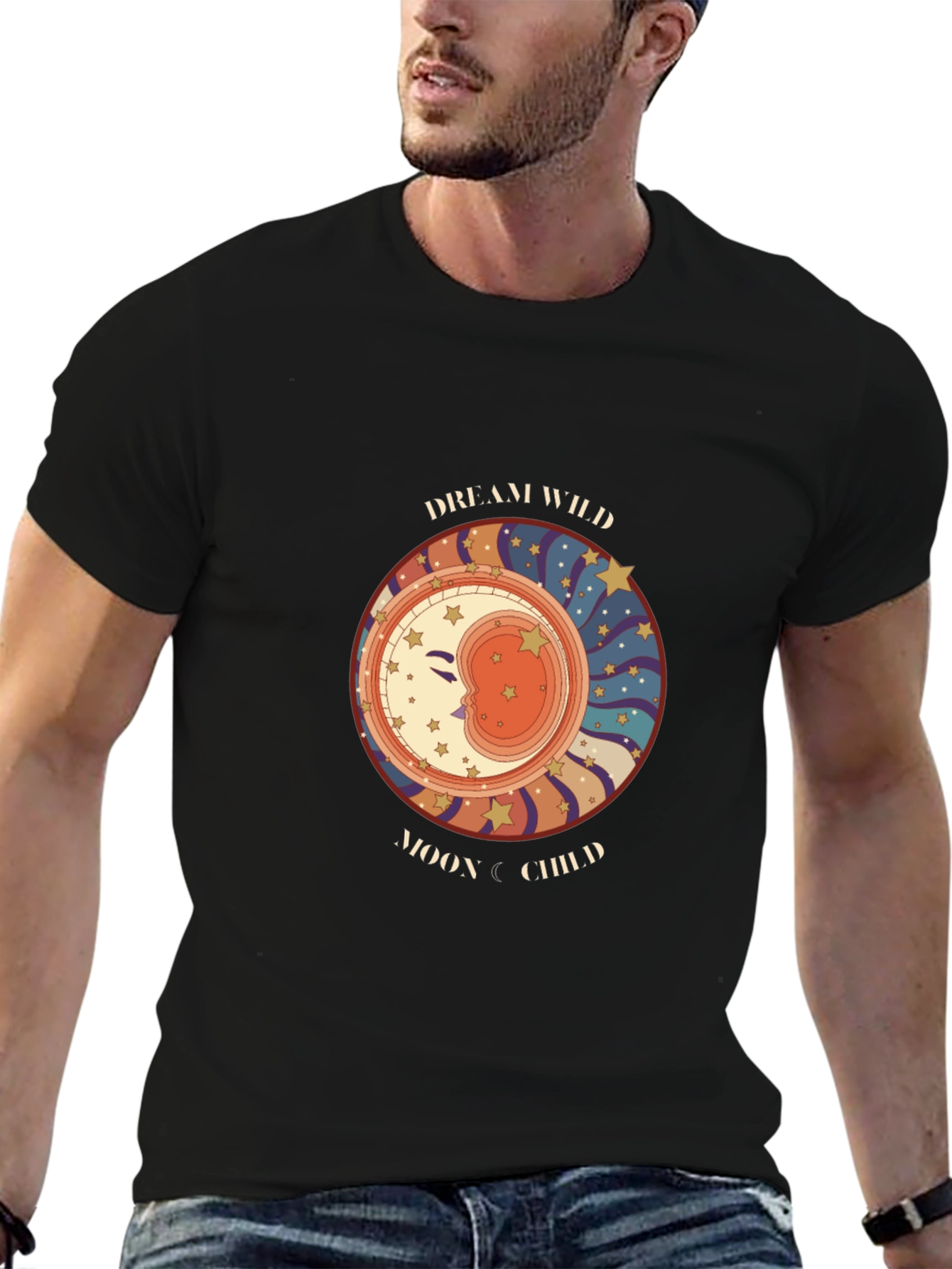 Dream Wild Moon Child Graphic Tee