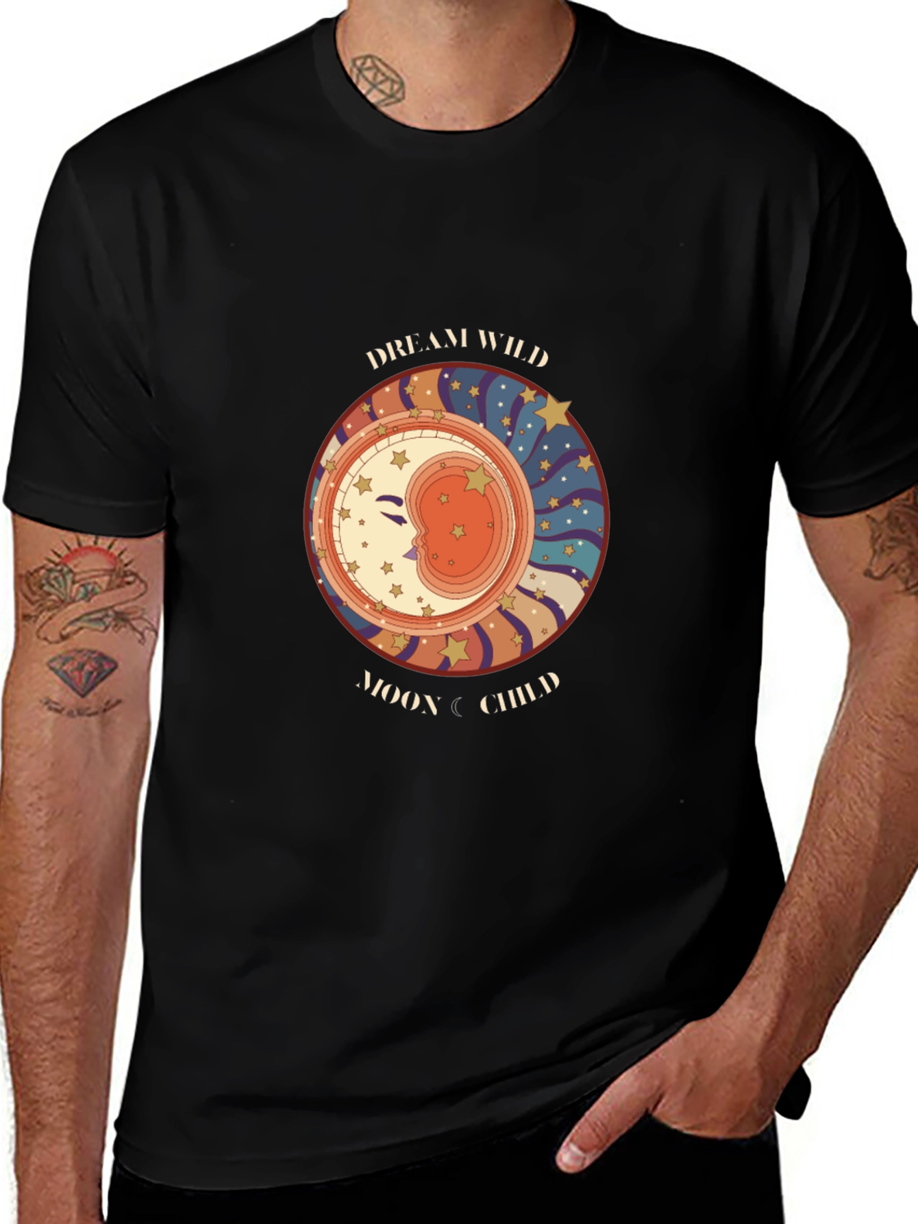 Dream Wild Moon Child Graphic Tee