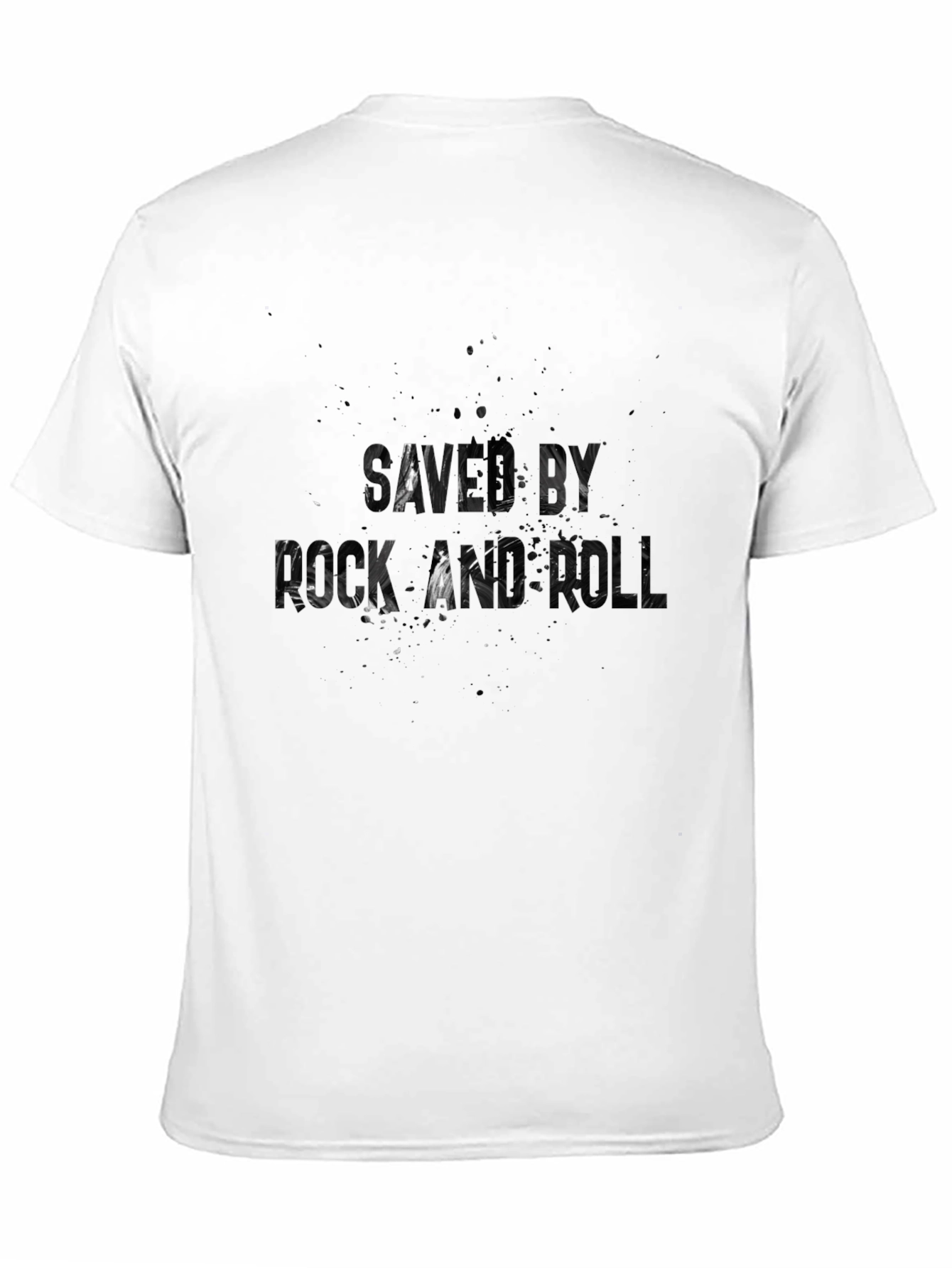 Saved By Rock and Roll Black T-Shirt