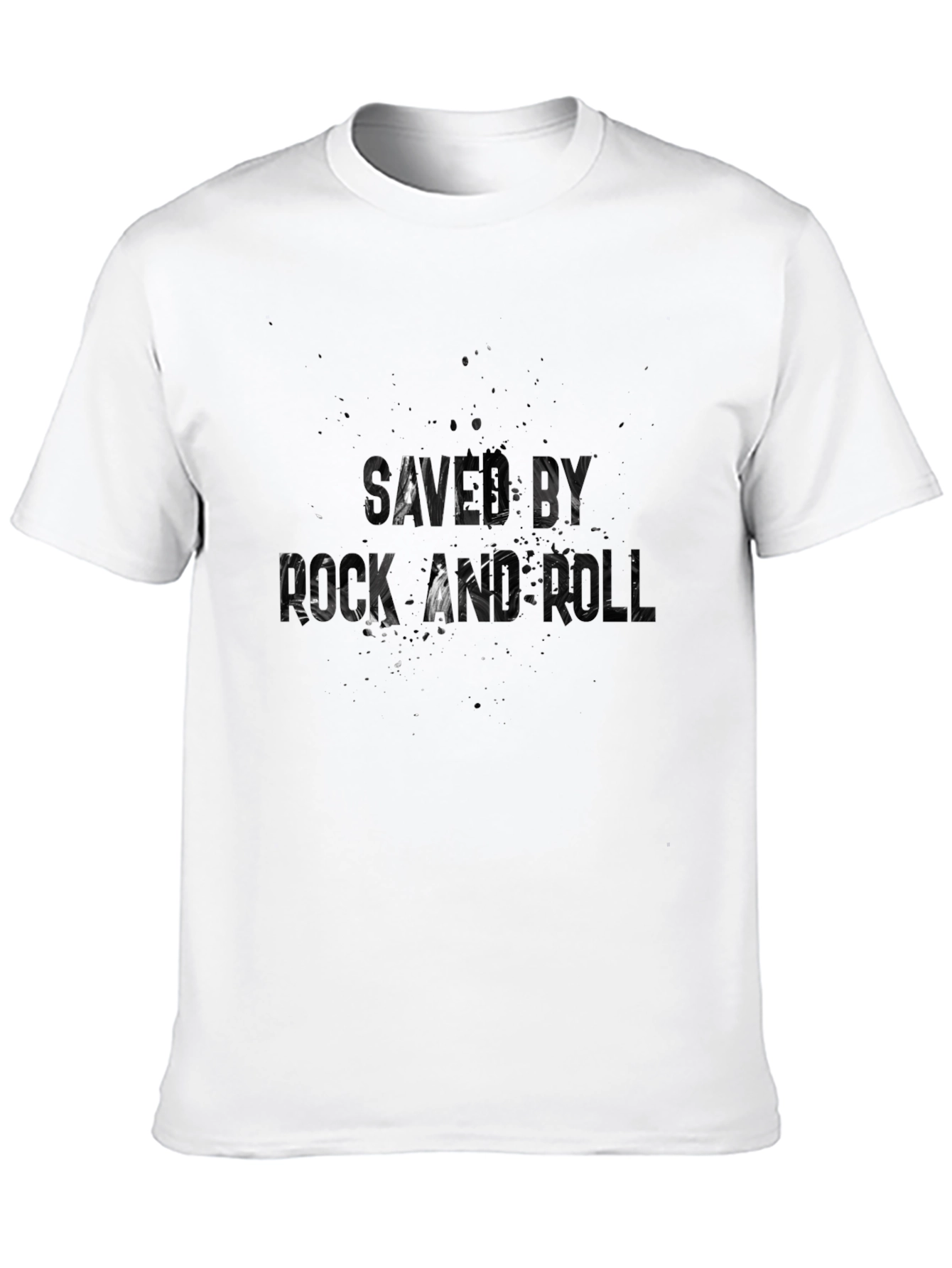 Saved By Rock and Roll Black T-Shirt