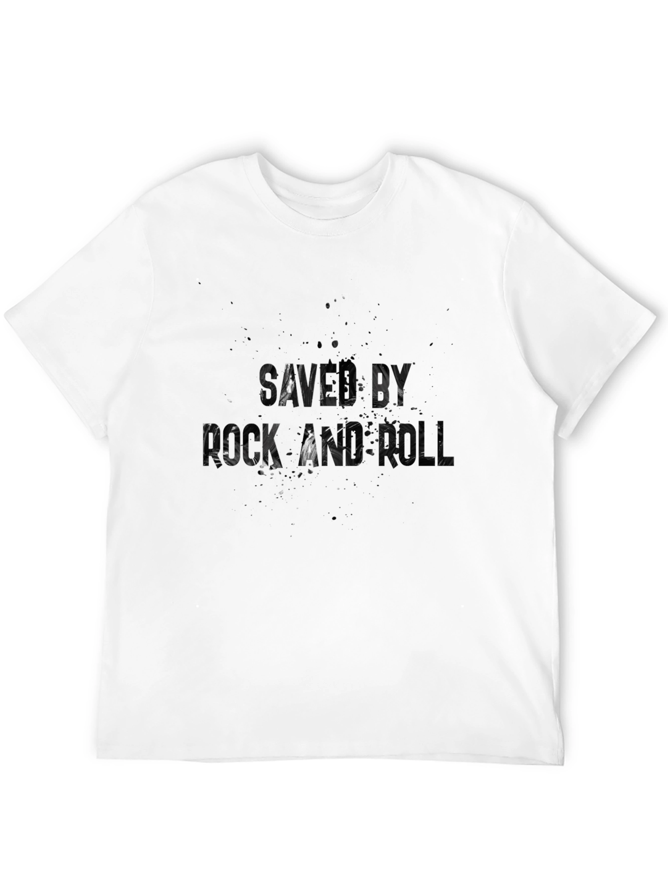 Saved By Rock and Roll Black T-Shirt