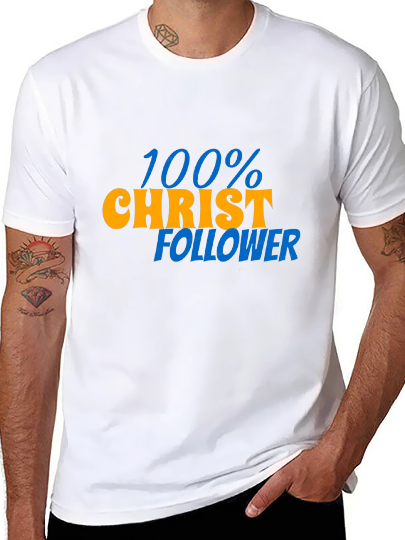 100% Christ Follower Graphic T-Shirt