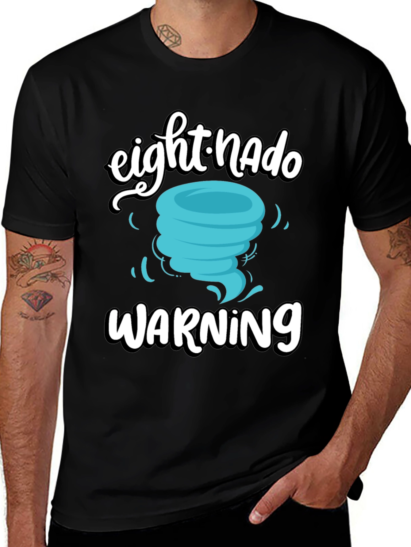 Eightnado Warning Novelty T-Shirt