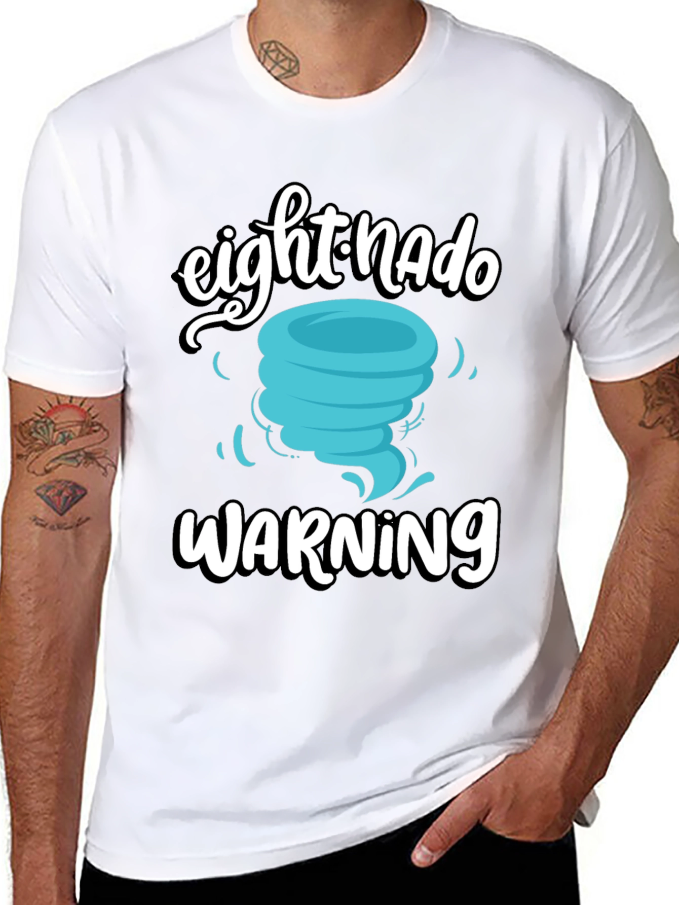 Eightnado Warning Novelty T-Shirt