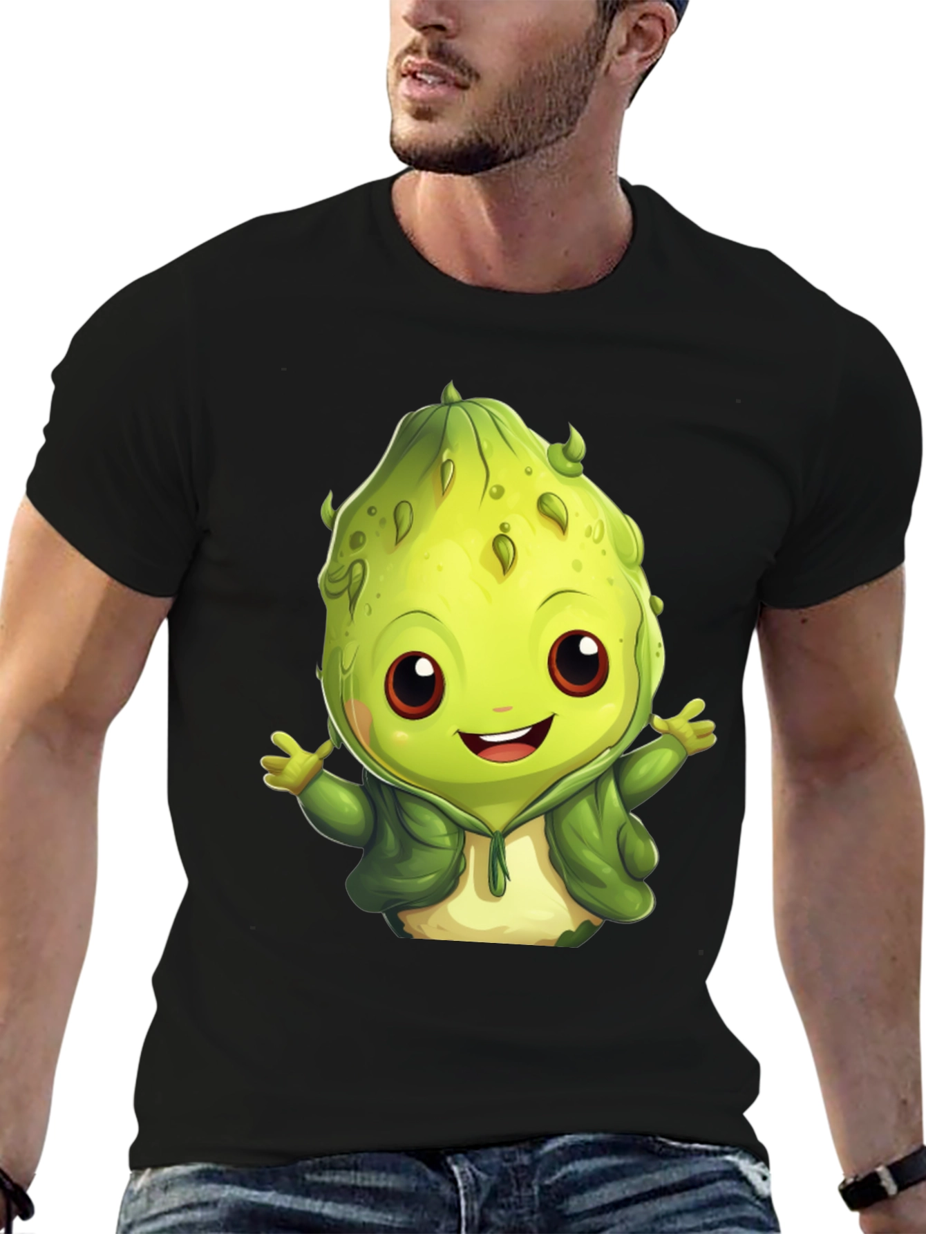 Cute Brussel Sprout Cartoon T-Shirt