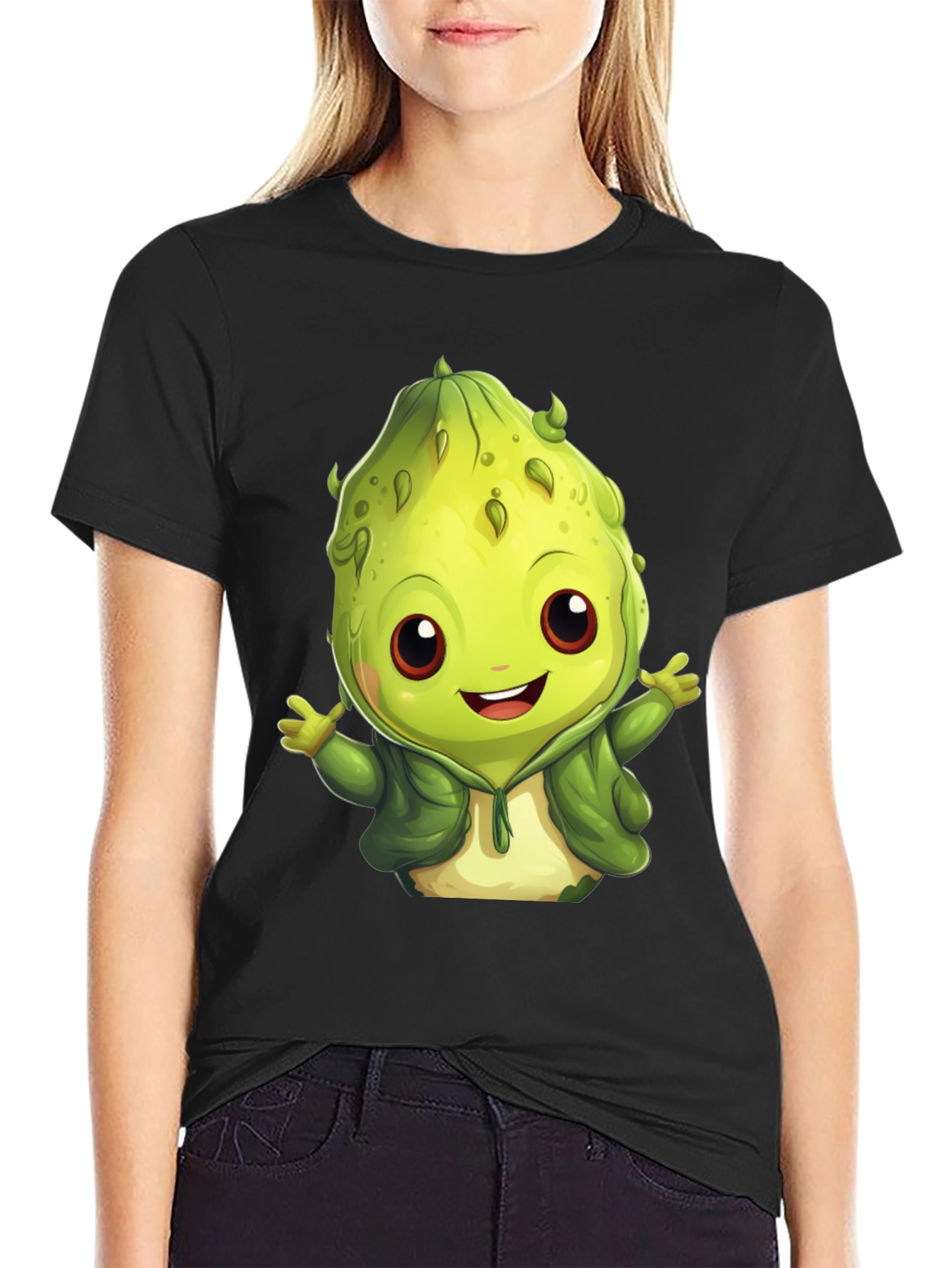 Cute Brussel Sprout Cartoon T-Shirt