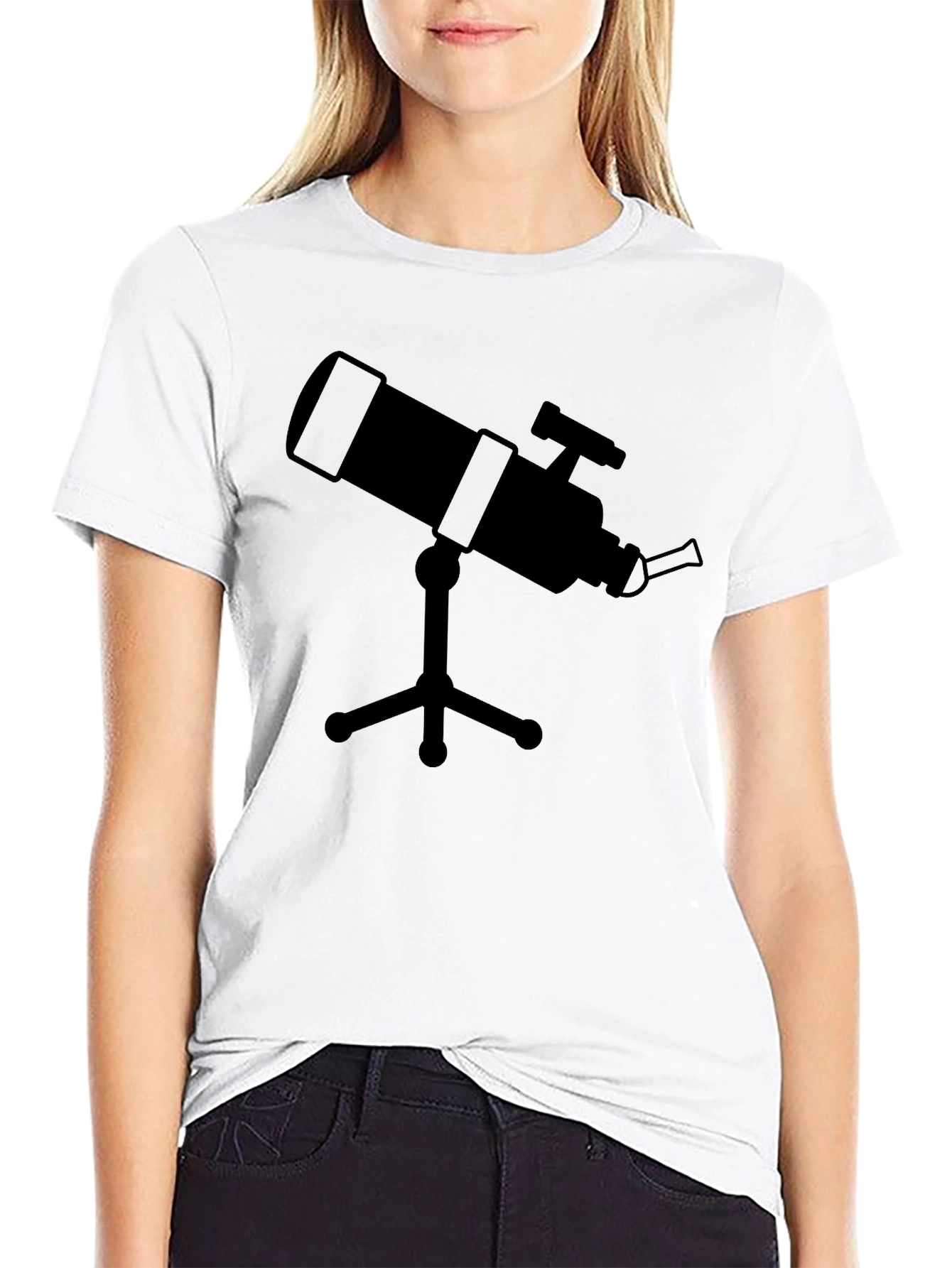 Telescope Graphic Tee - Black