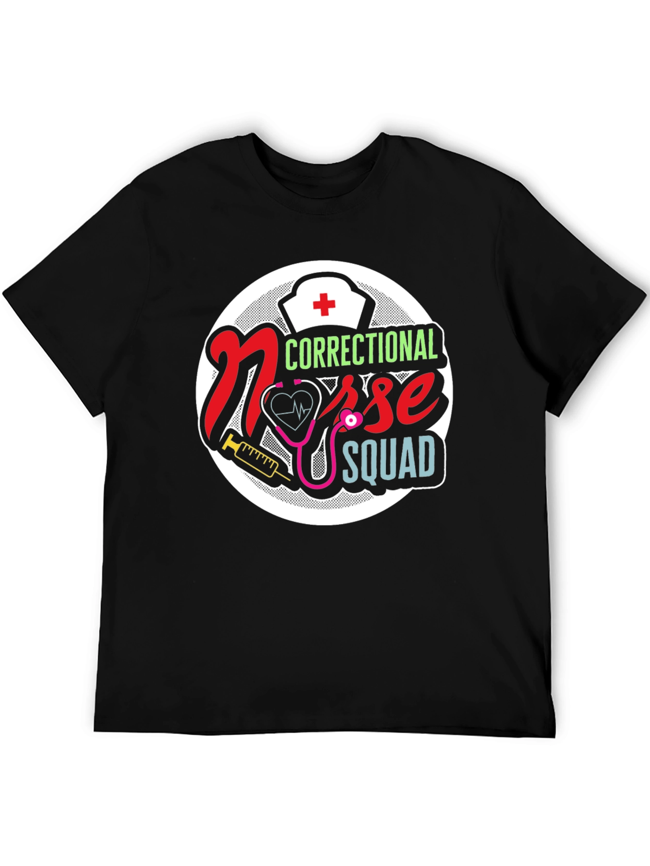 Correctional Nurse Squad Graphic T-Shirt