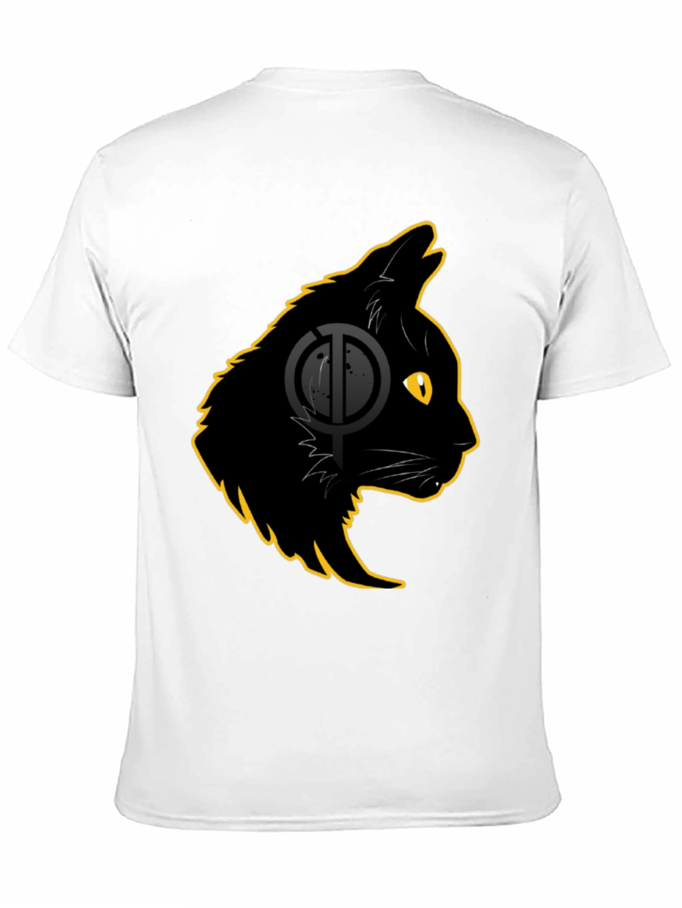 Black Cat Graphic T-Shirt - Stylish Cat Lover Tee