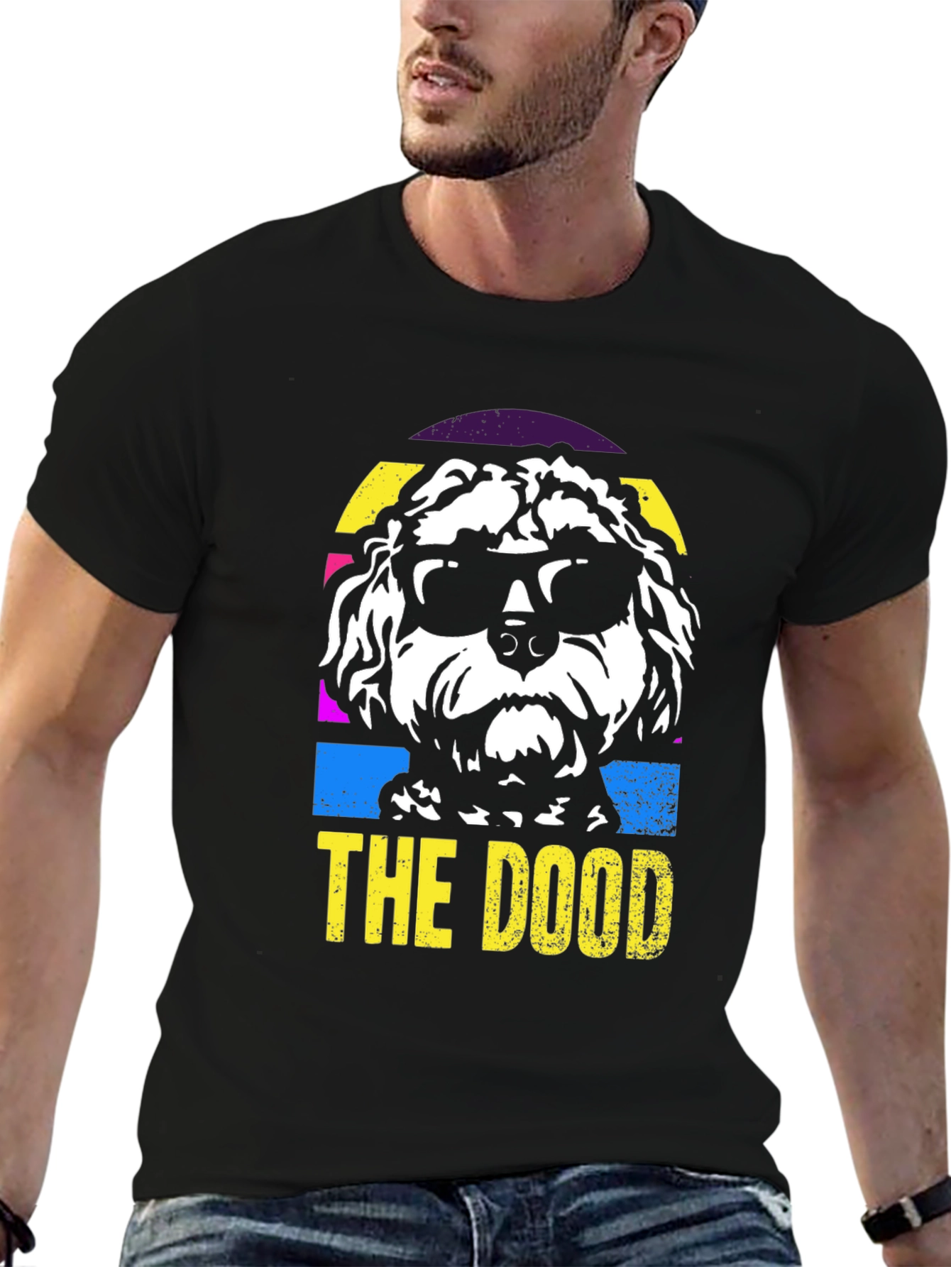 The Dood Dog Graphic T-Shirt - Cool Canine Vibes