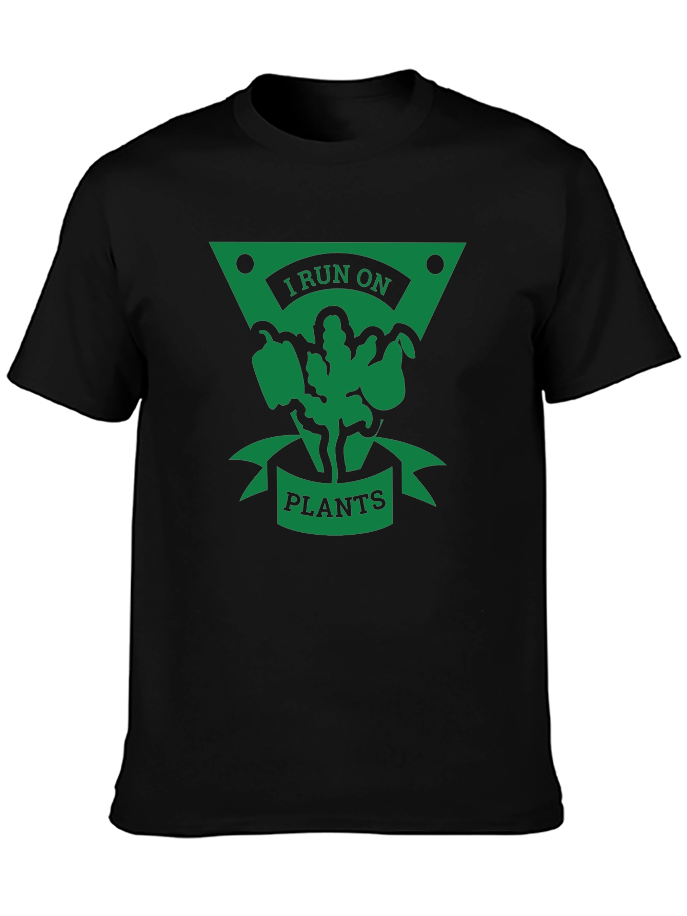 I Run on Plants T-Shirt - Vegan Lifestyle Tee