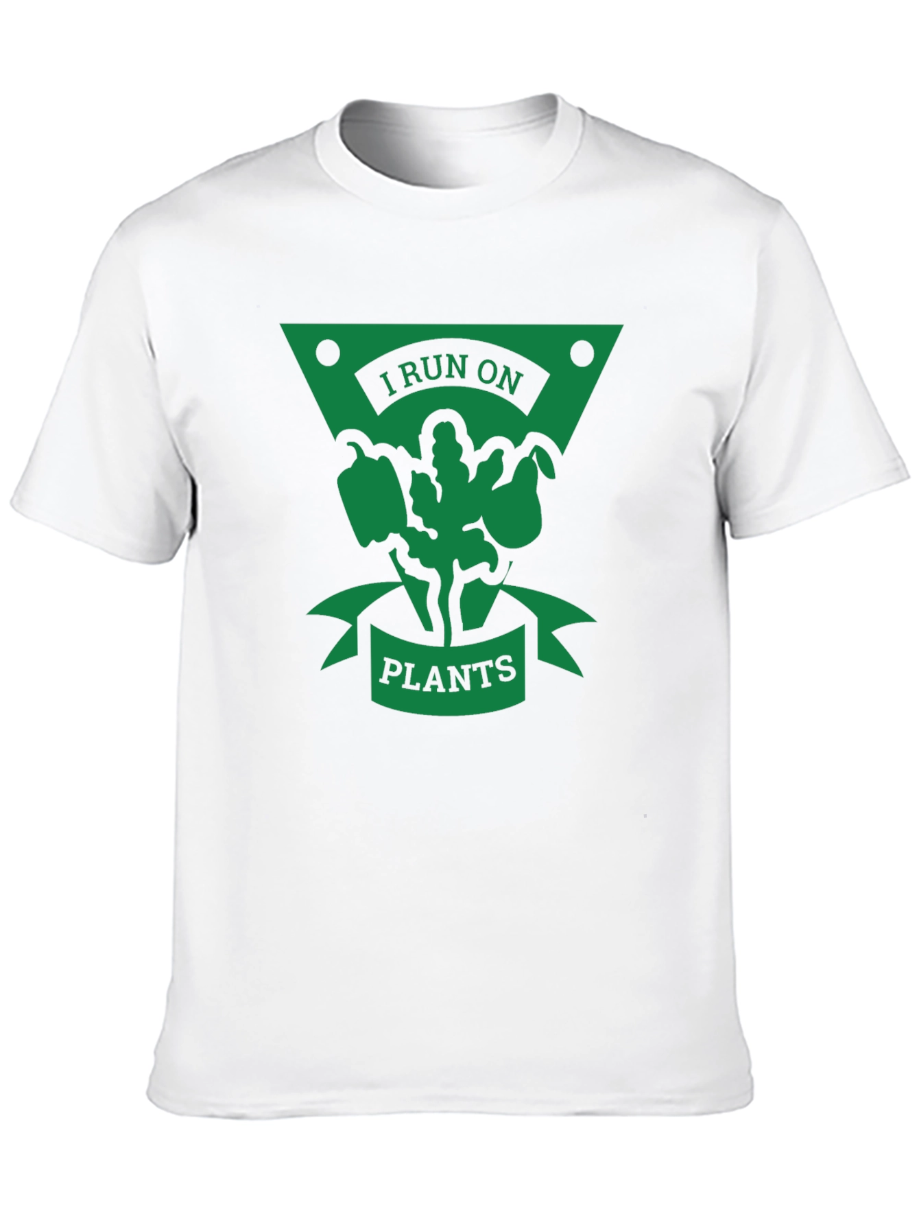 I Run on Plants T-Shirt - Vegan Lifestyle Tee