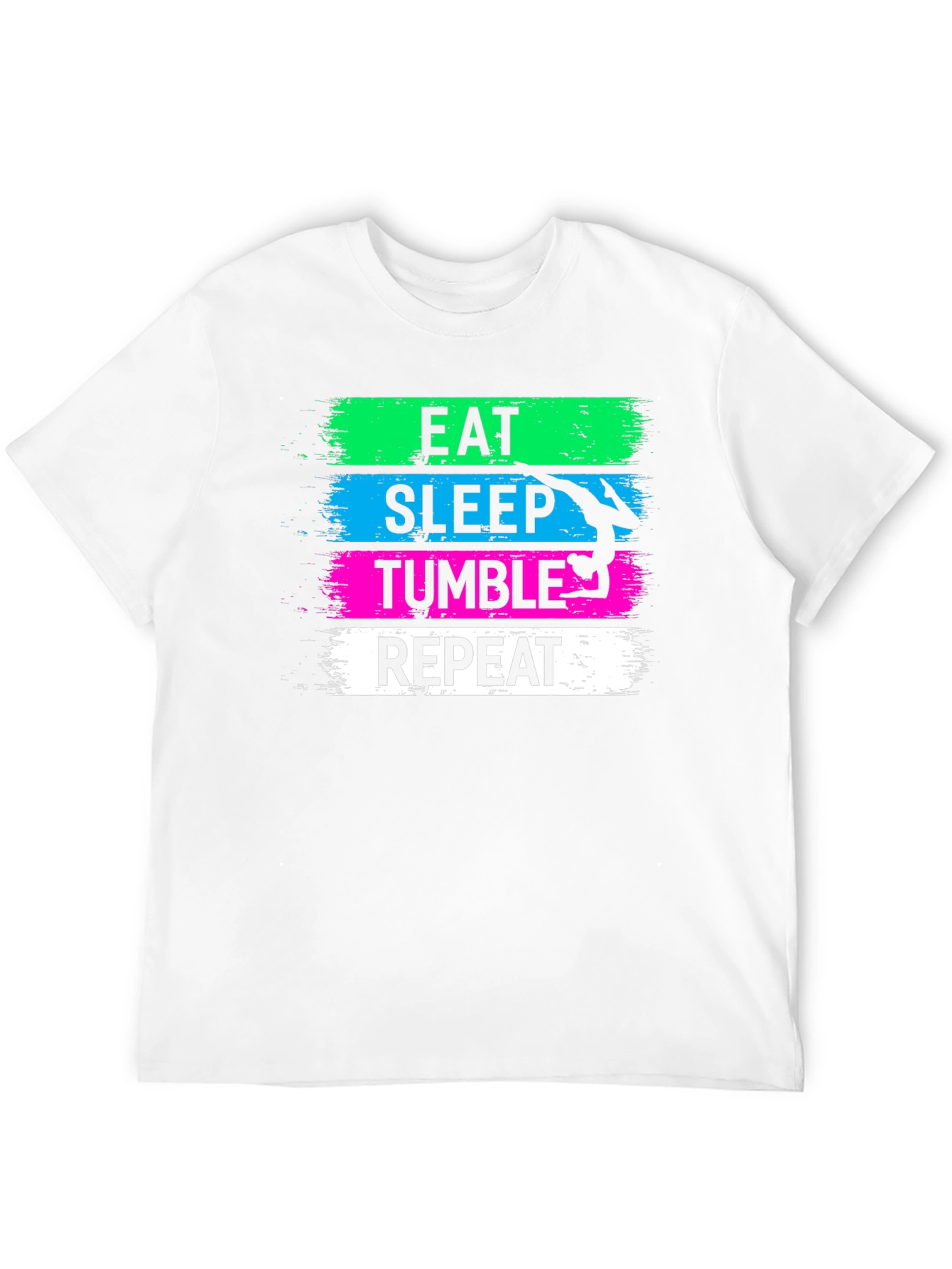 Eat Sleep Tumble Repeat Gymnastics T-Shirt