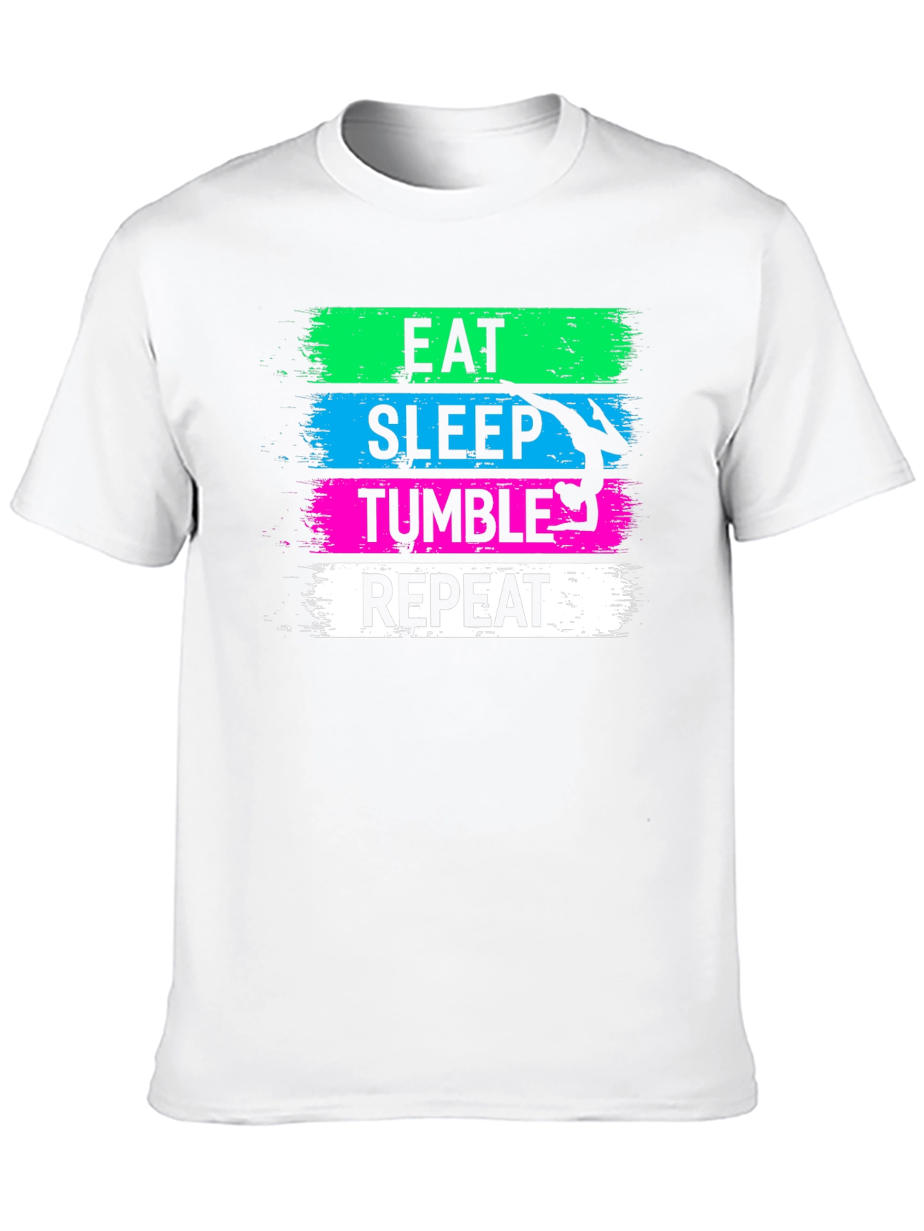 Eat Sleep Tumble Repeat Gymnastics T-Shirt