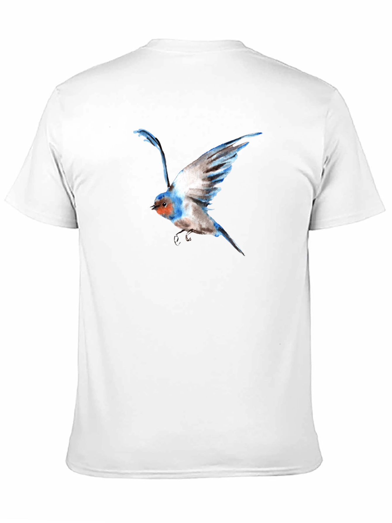 Bird Graphic Black T-Shirt