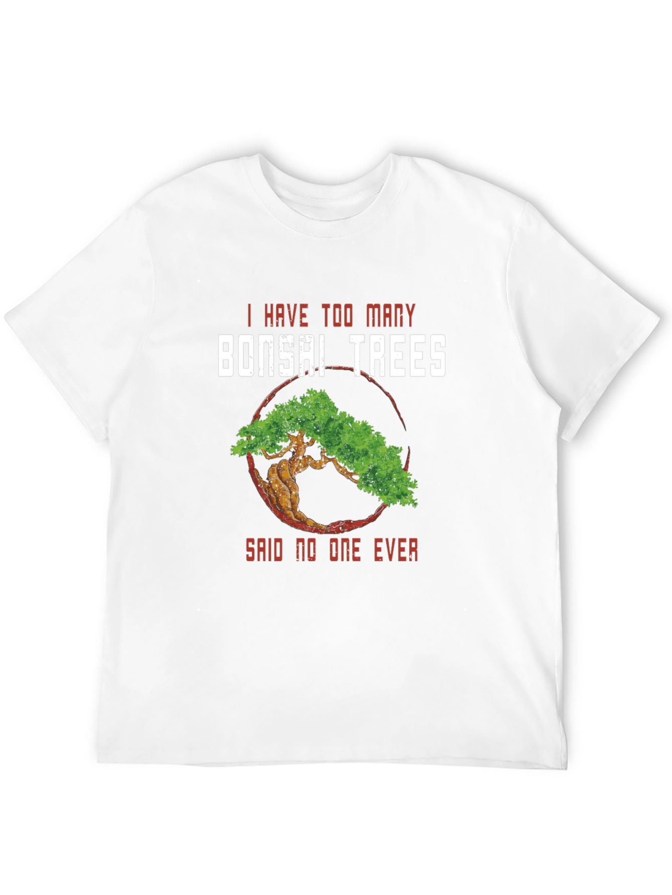 Bonsai Tree Graphic T-Shirt - Gardening Humor Tee