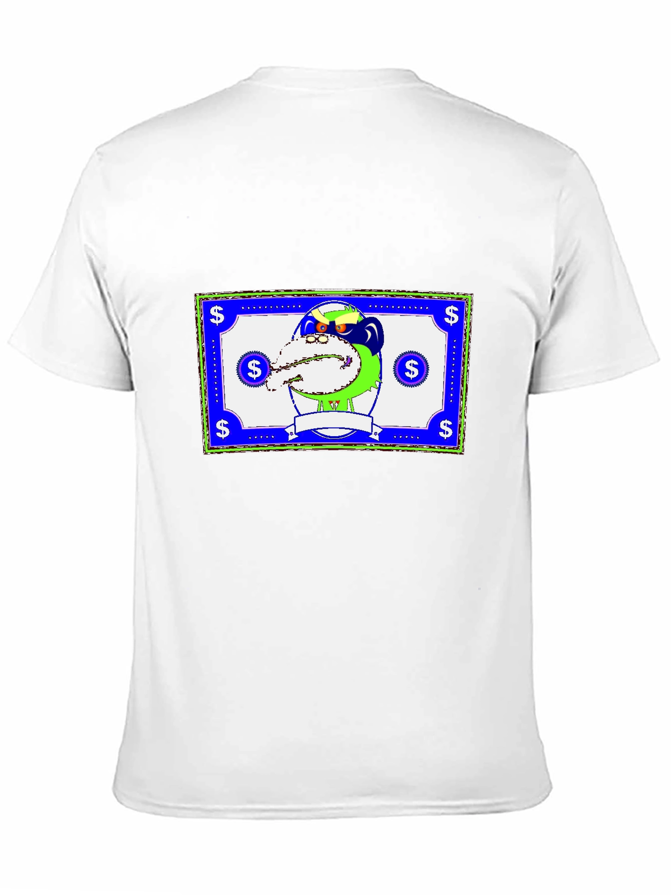 Novelty Cartoon Graphic Print T-Shirt