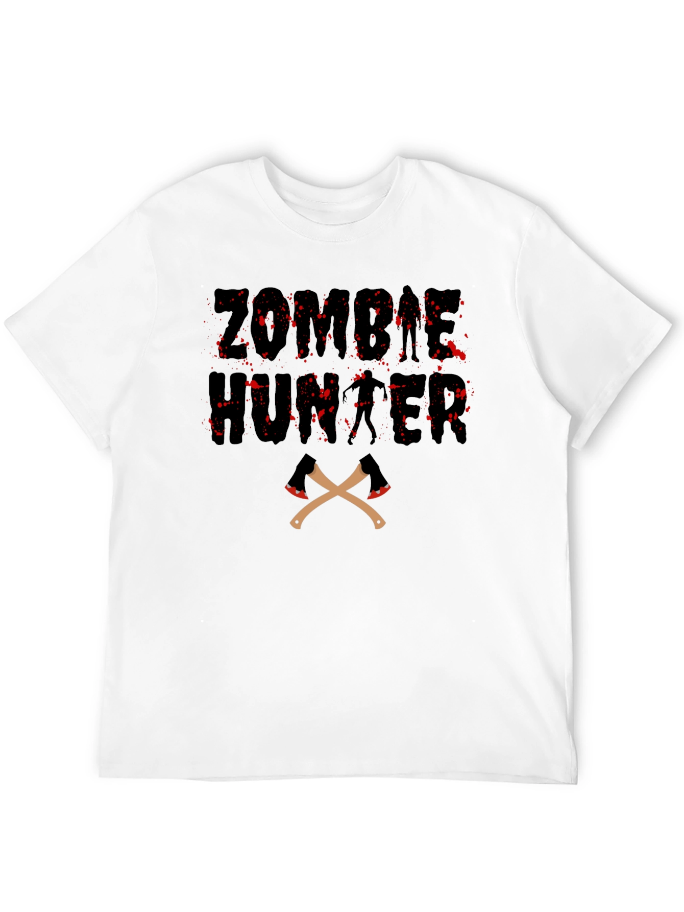 Zombie Hunter T-Shirt - Black Graphic Tee