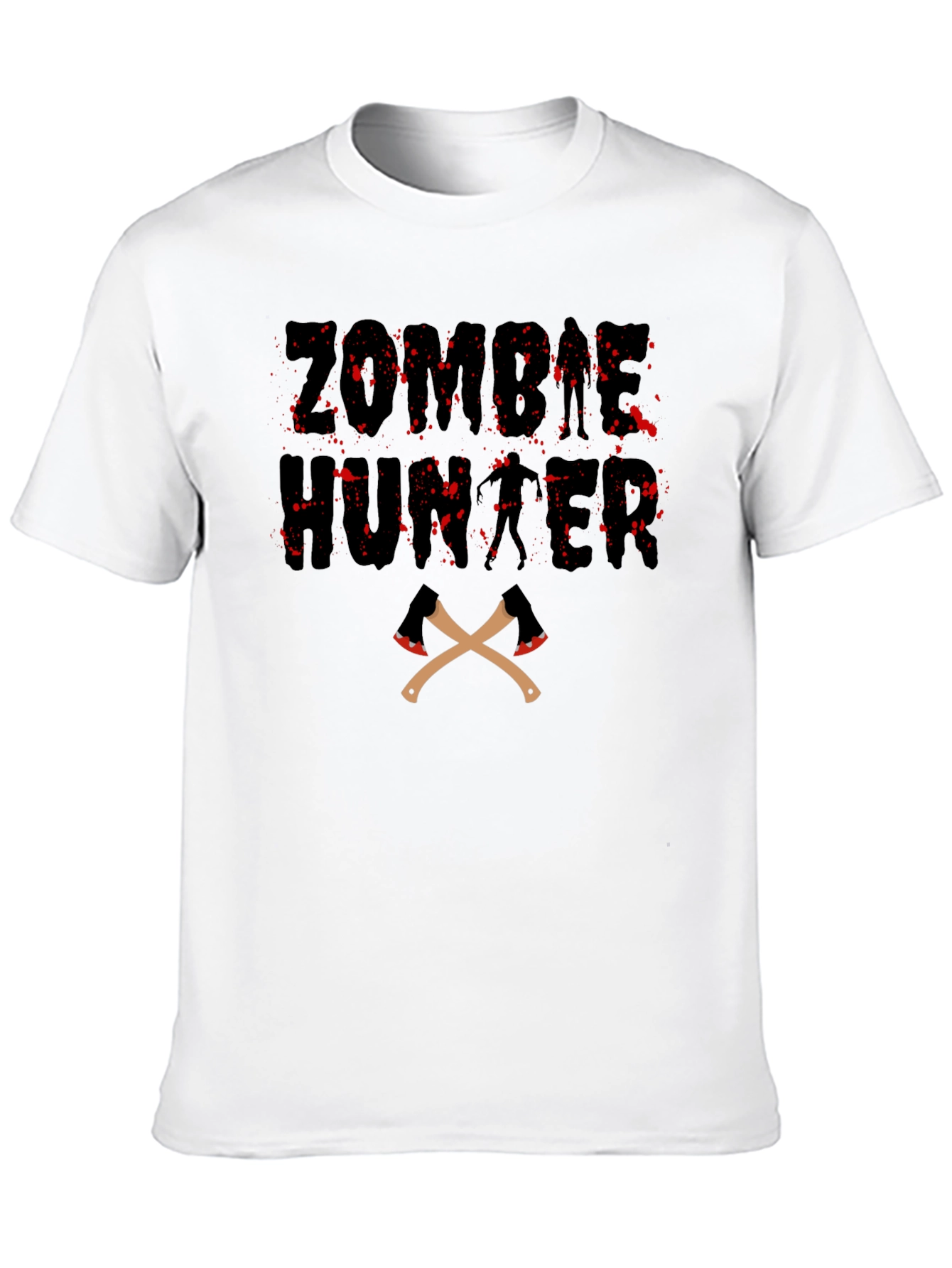 Zombie Hunter T-Shirt - Black Graphic Tee