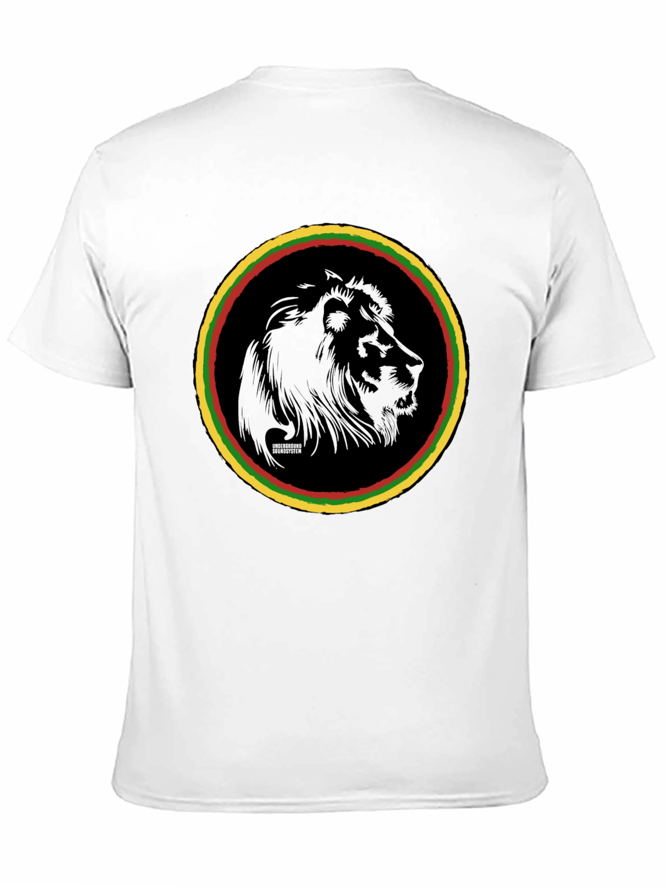Rasta Lion Graphic Tee - Black