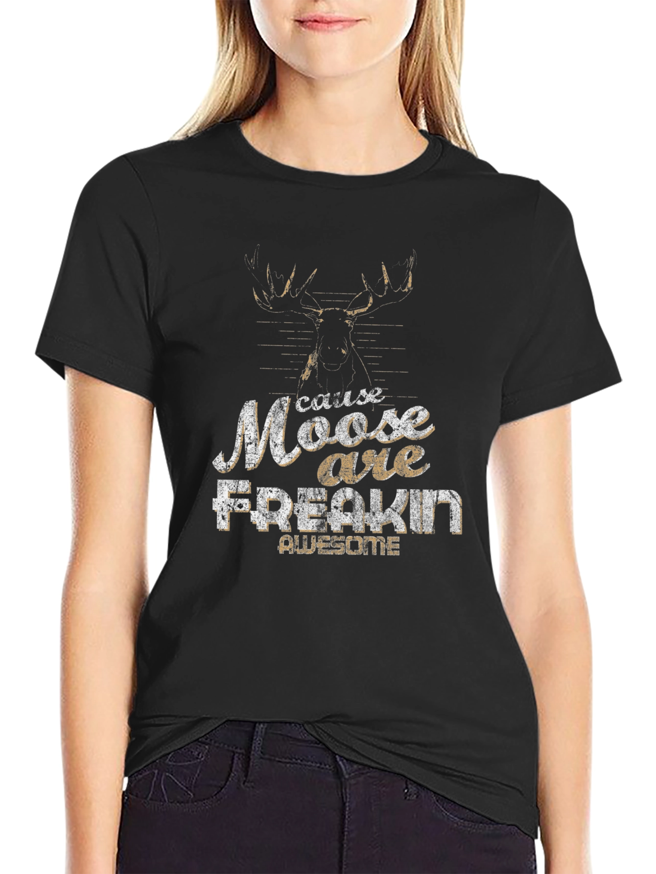 Moose Are Freakin Awesome Graphic T-Shirt