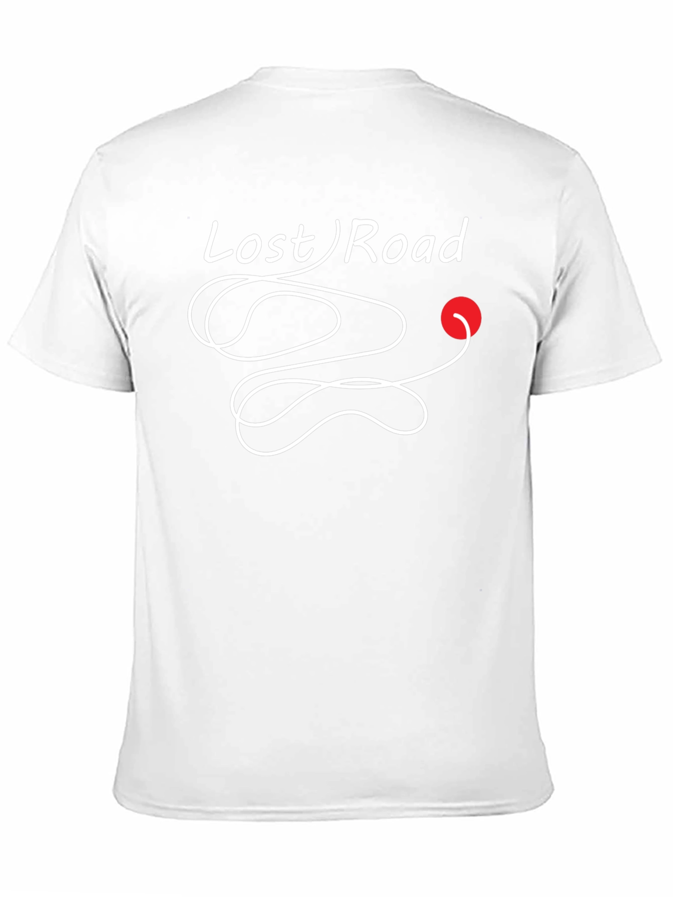 Lost Road Graphic Tee - Black Cotton T-Shirt