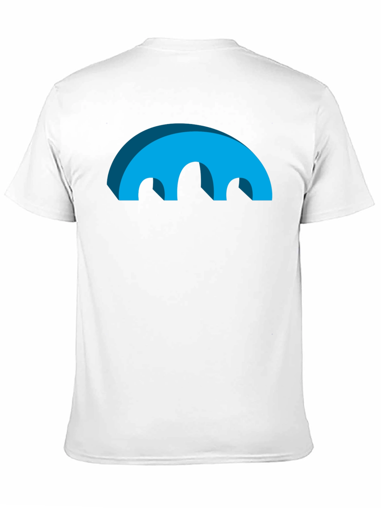 Abstract Arch Graphic Black T-Shirt