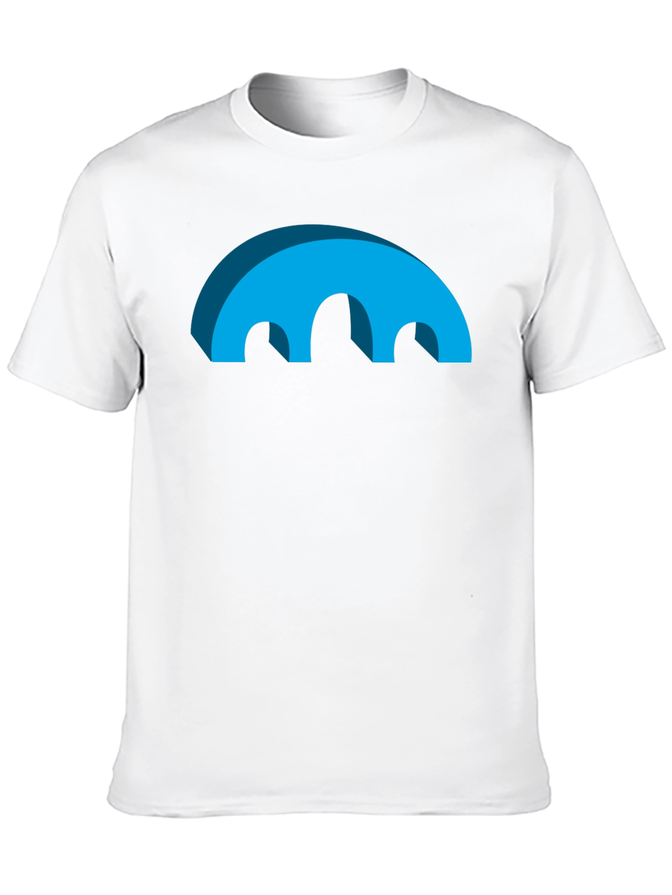 Abstract Arch Graphic Black T-Shirt