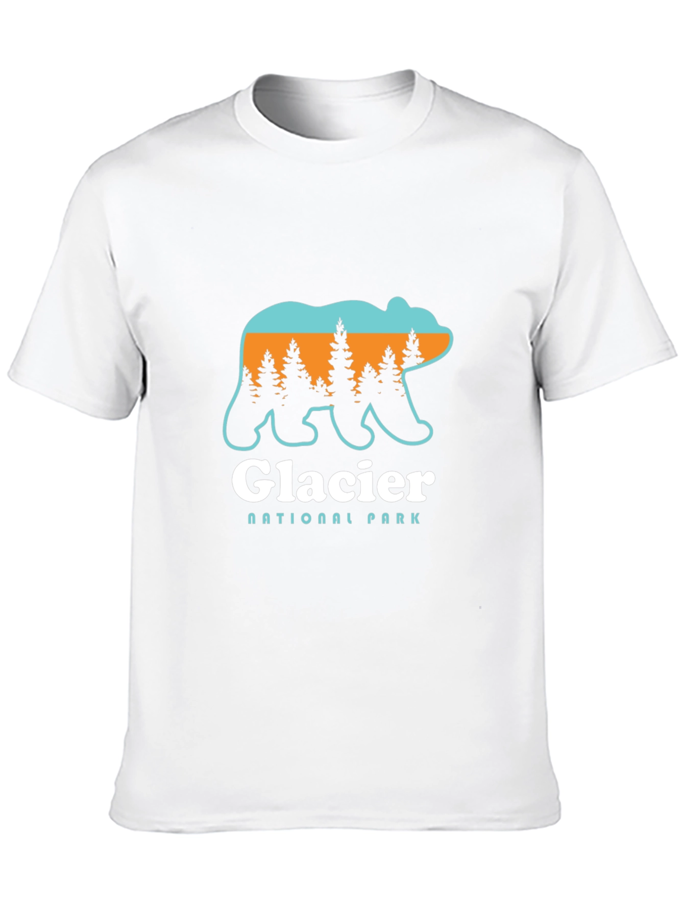 Glacier National Park Bear Graphic T-Shirt