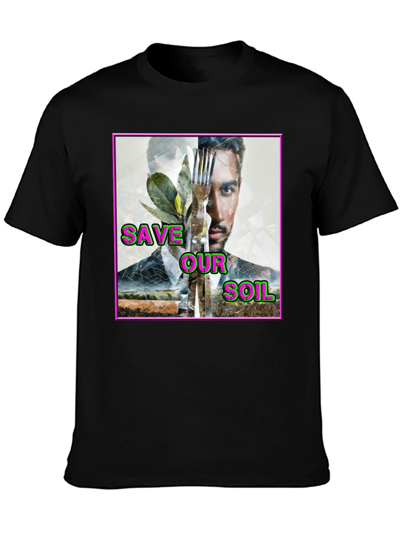 Save Our Soil Graphic T-Shirt - Eco-Friendly Design