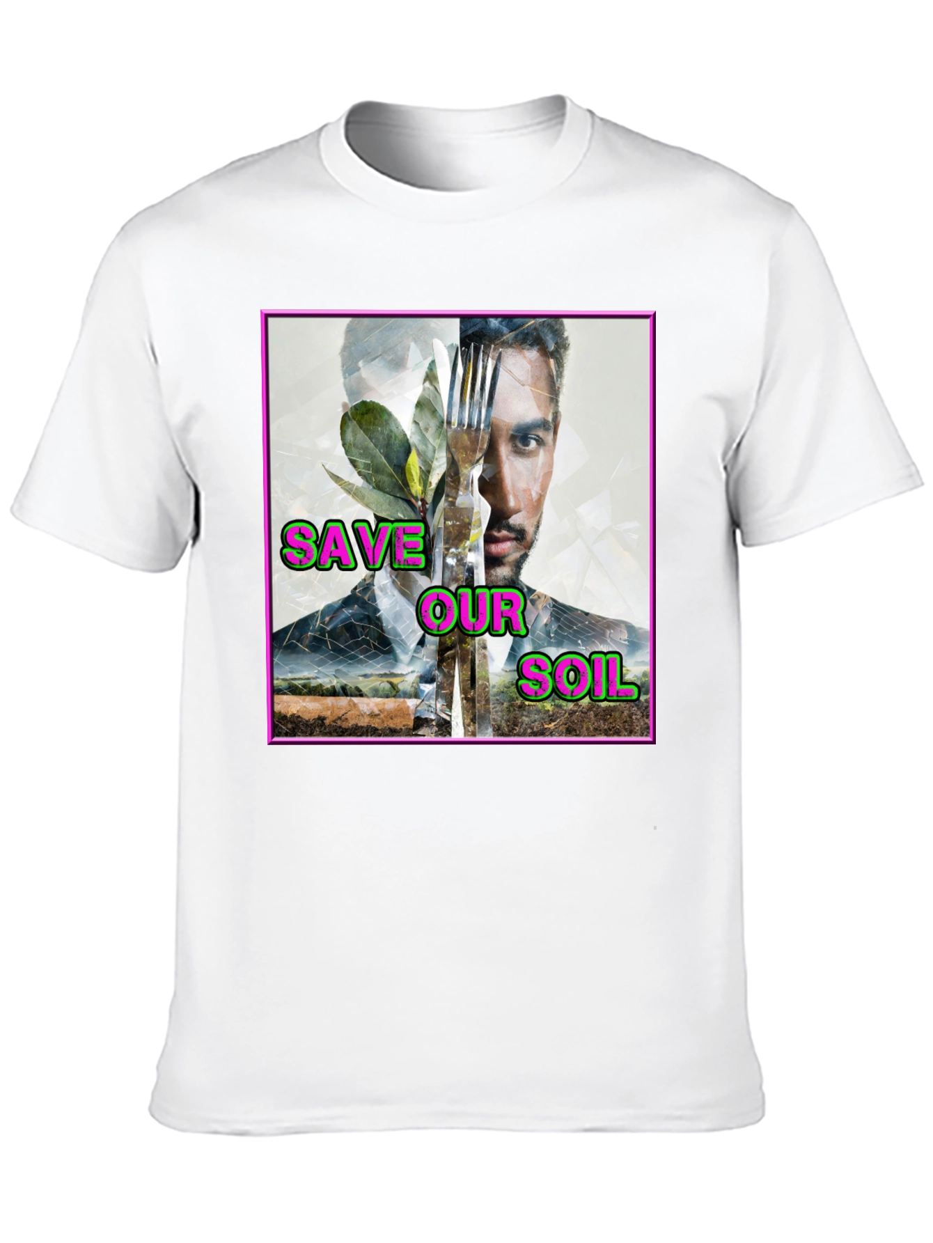 Save Our Soil Graphic T-Shirt - Eco-Friendly Design