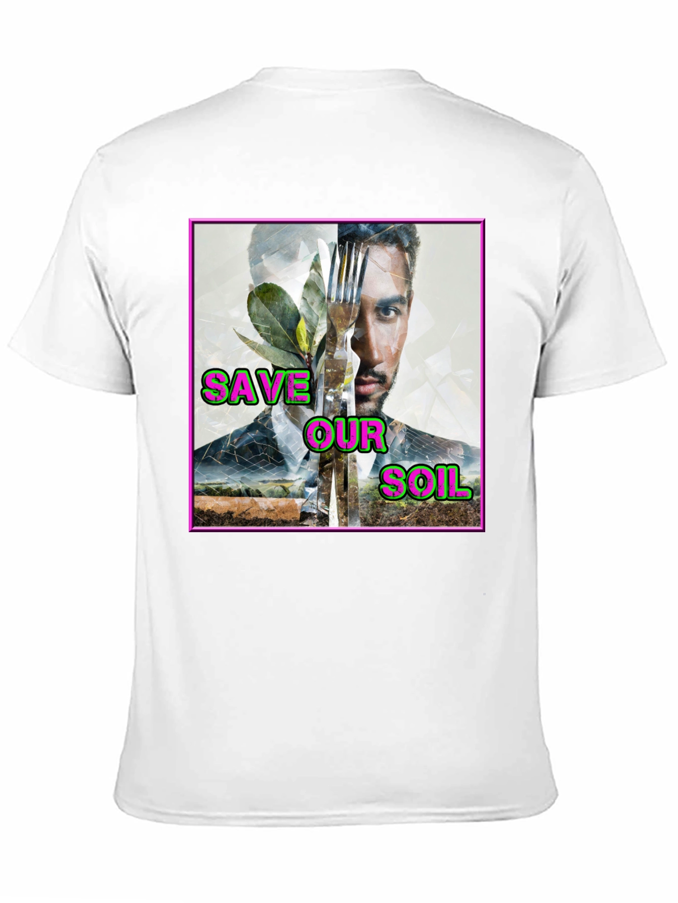 Save Our Soil Graphic T-Shirt - Eco-Friendly Design