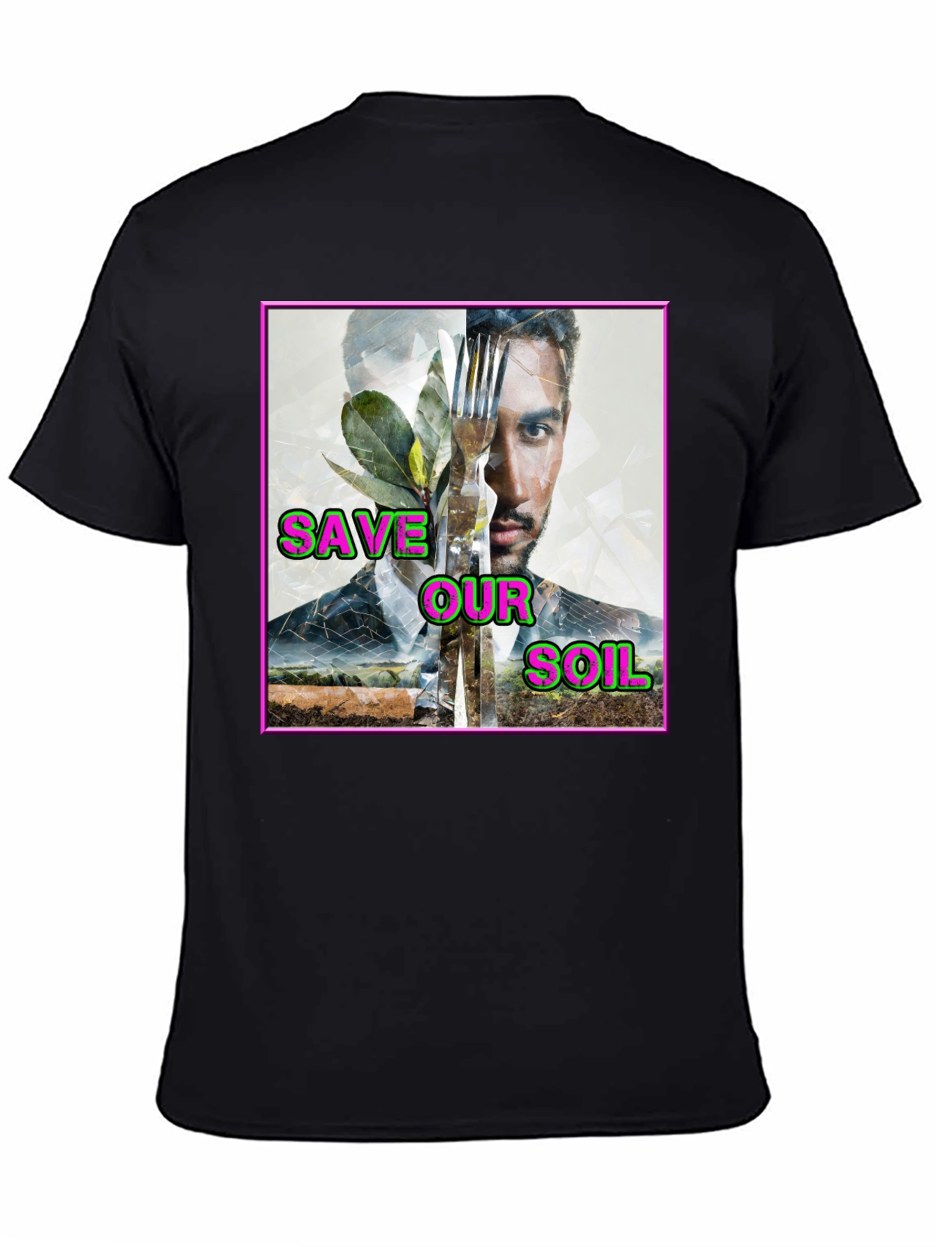 Save Our Soil Graphic T-Shirt - Eco-Friendly Design