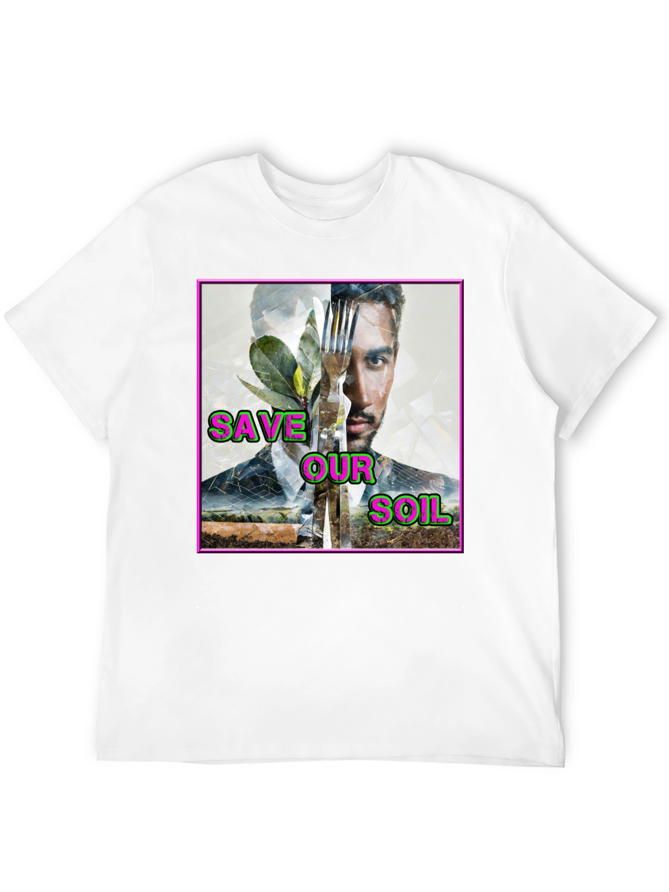 Save Our Soil Graphic T-Shirt - Eco-Friendly Design
