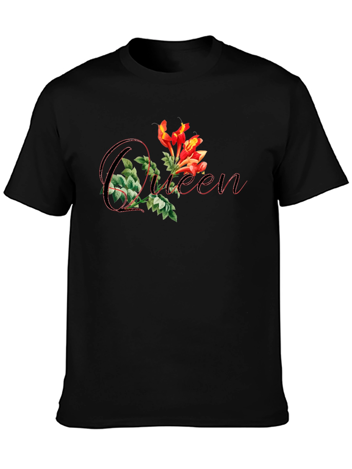 Queen Floral Graphic T-Shirt