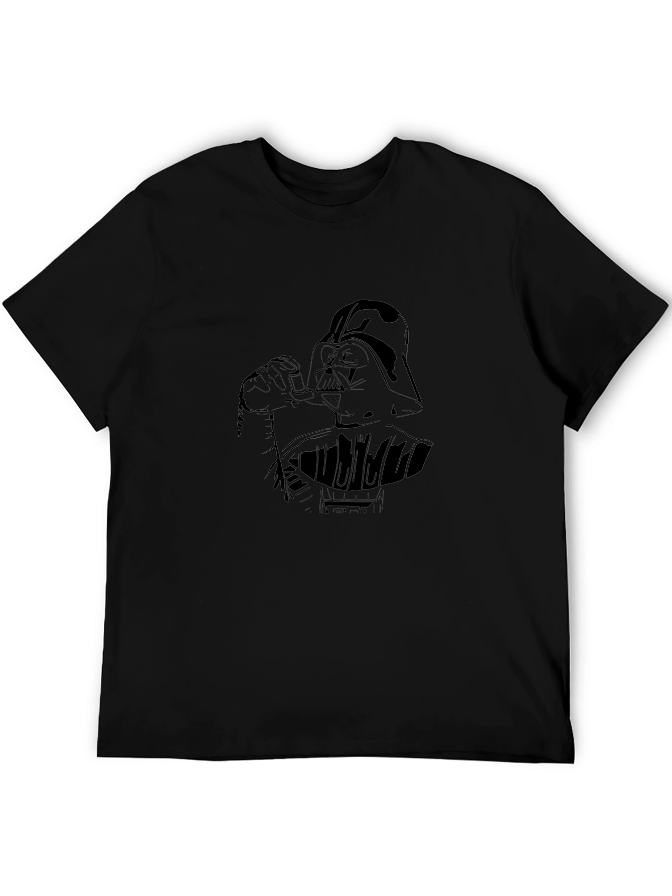 Darth Vader Smoking T-Shirt - Dark Side Style